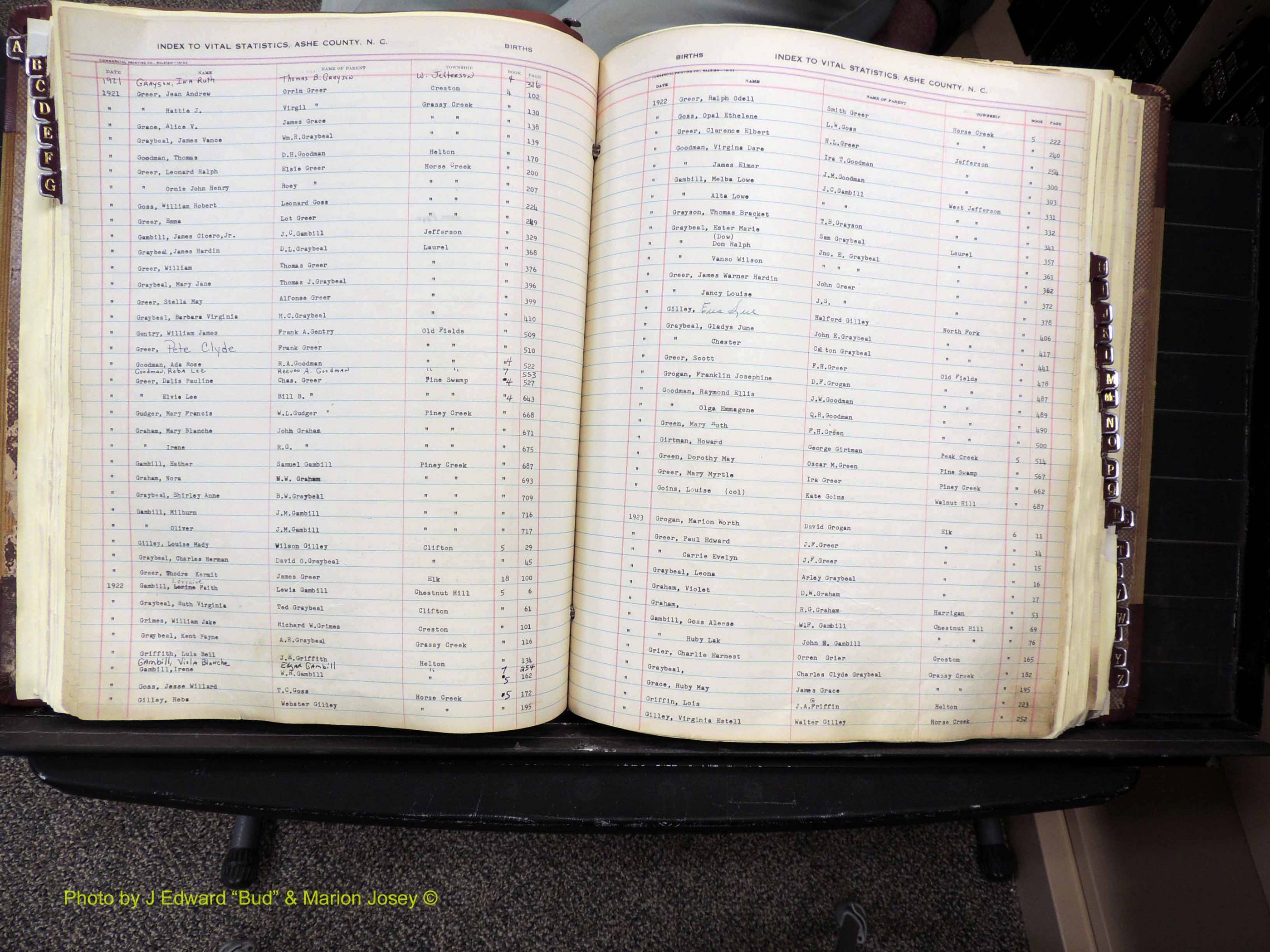 Ashe Co, NC, Births, 1913-1946 (187).JPG