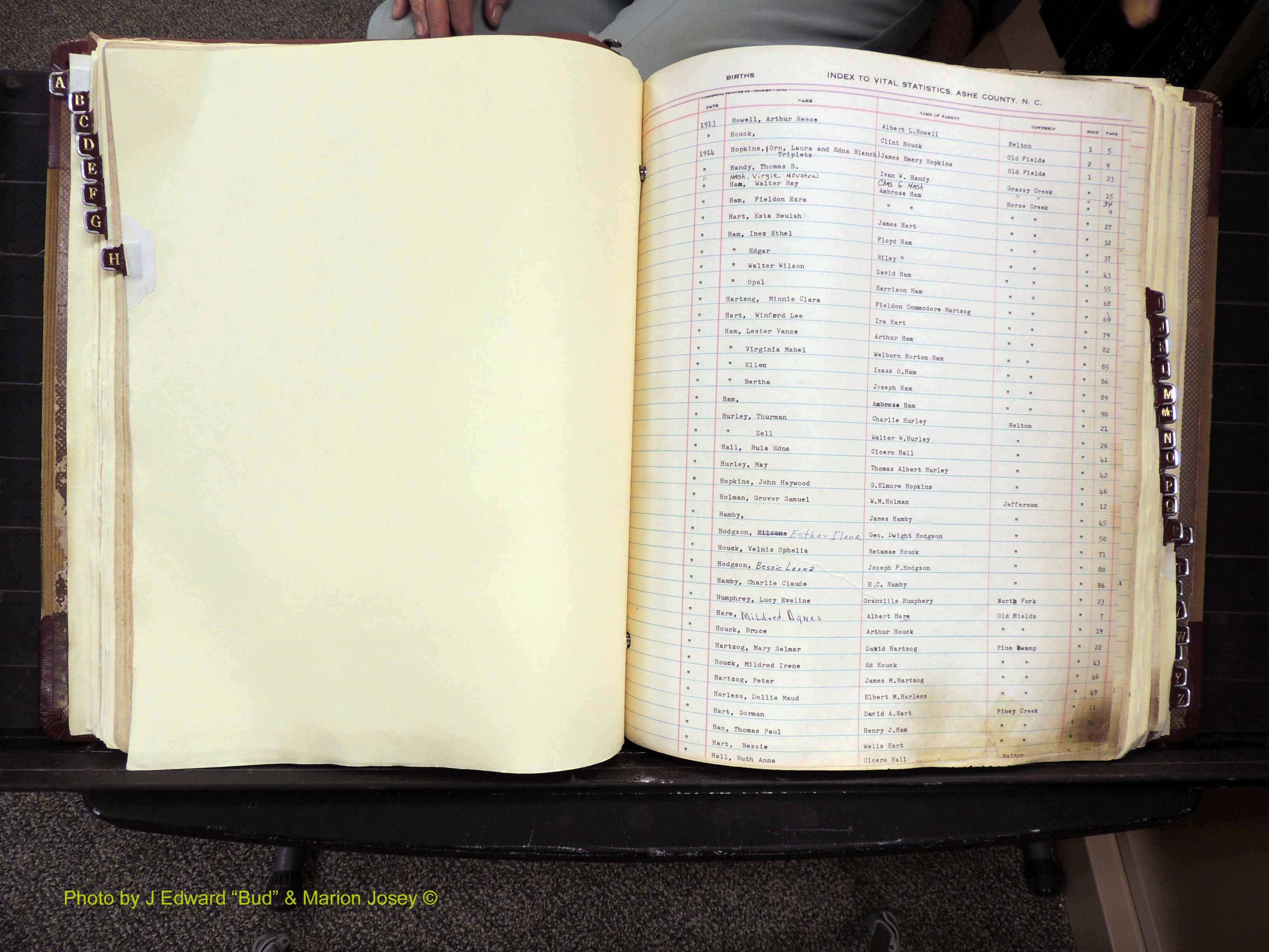 Ashe Co, NC, Births, 1913-1946 (199).JPG