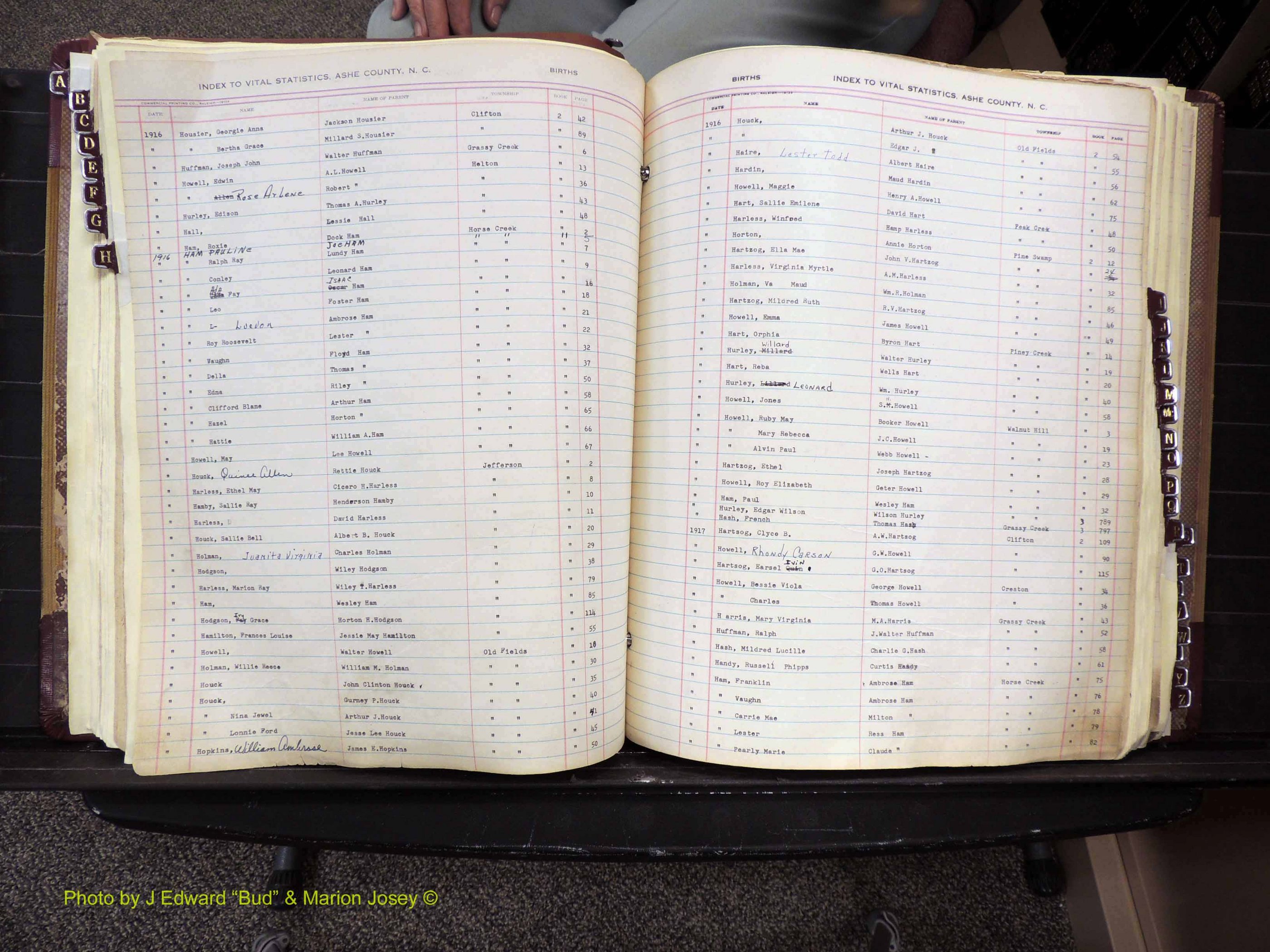 Ashe Co, NC, Births, 1913-1946 (201).JPG