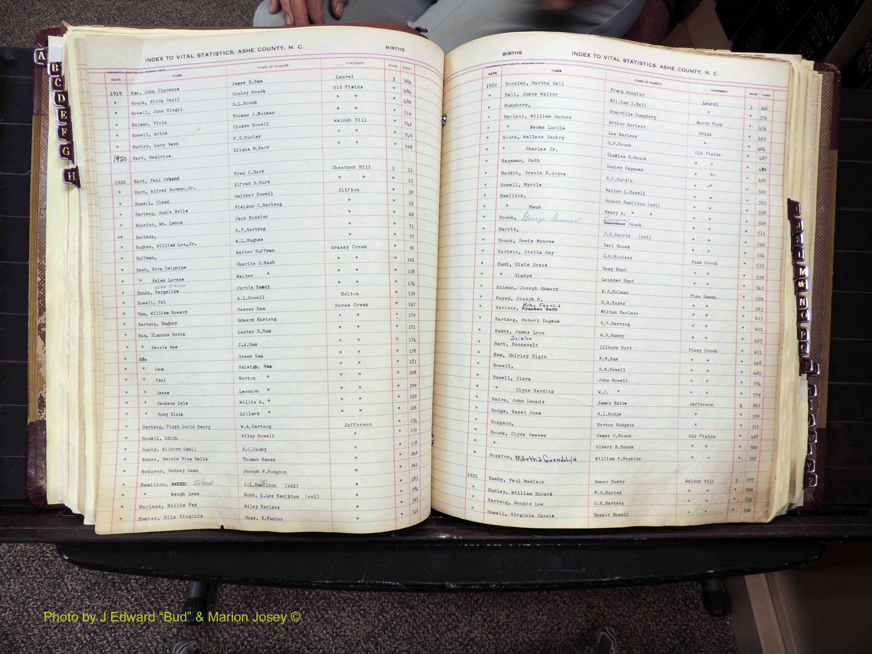Ashe Co, NC, Births, 1913-1946 (204).JPG