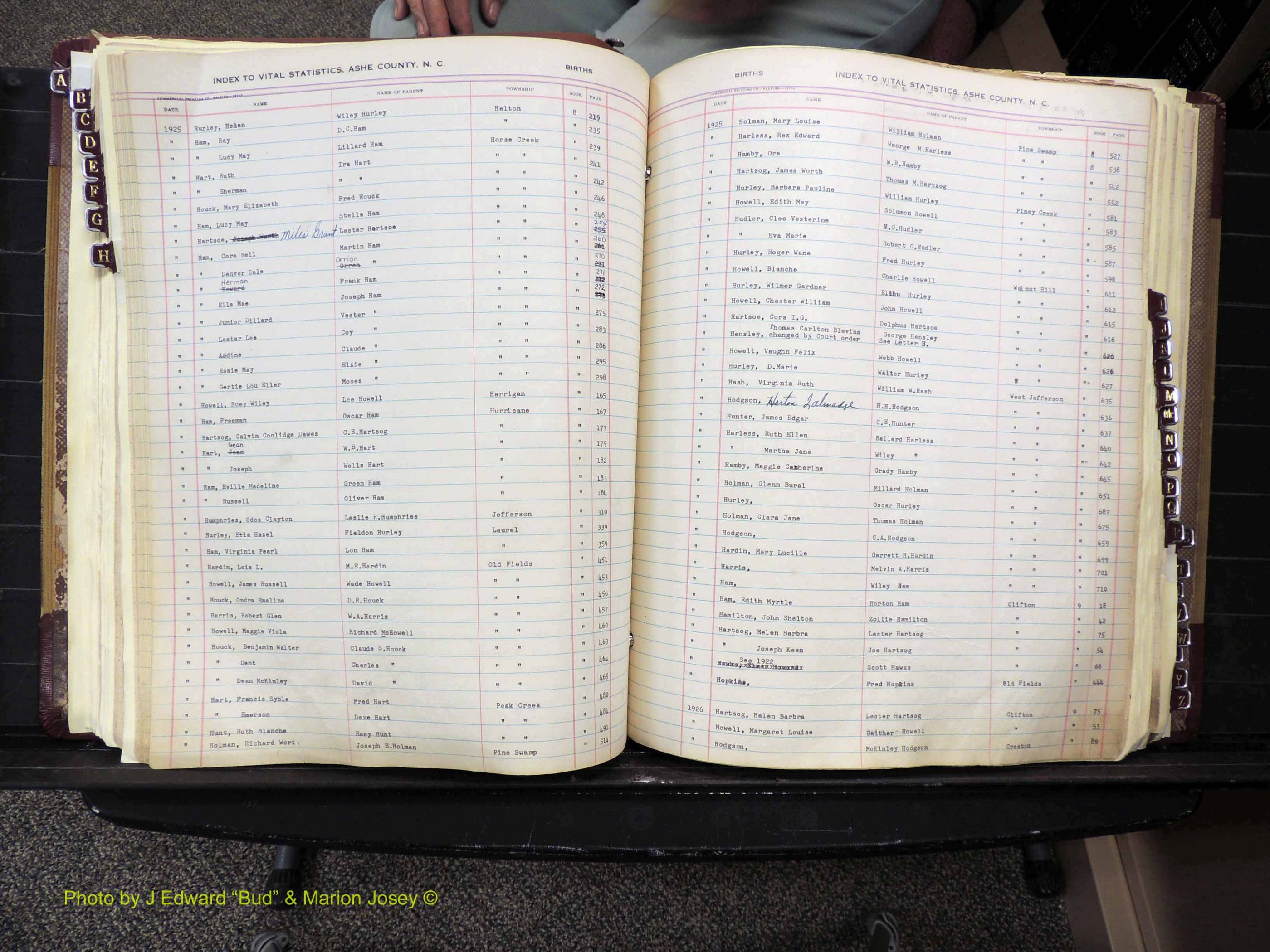 Ashe Co, NC, Births, 1913-1946 (208).JPG