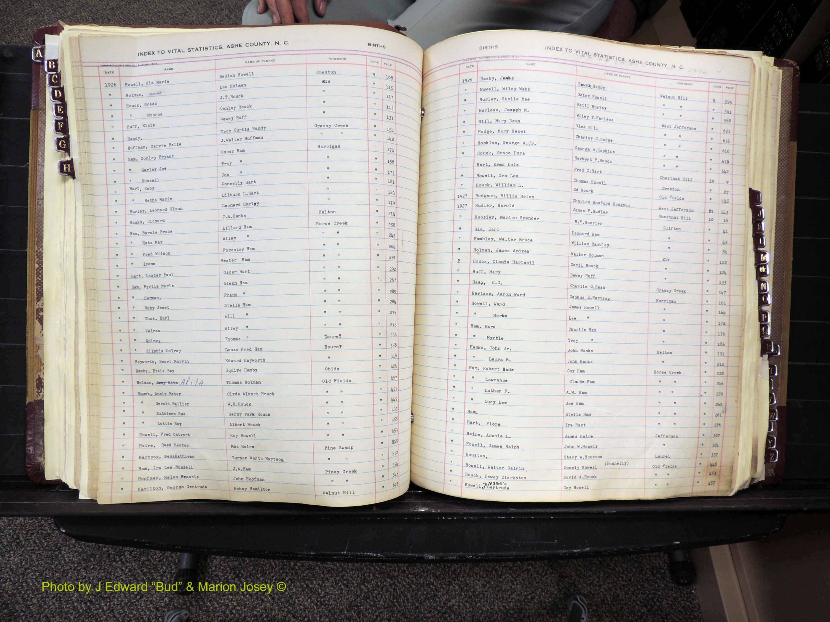 Ashe Co, NC, Births, 1913-1946 (209).JPG