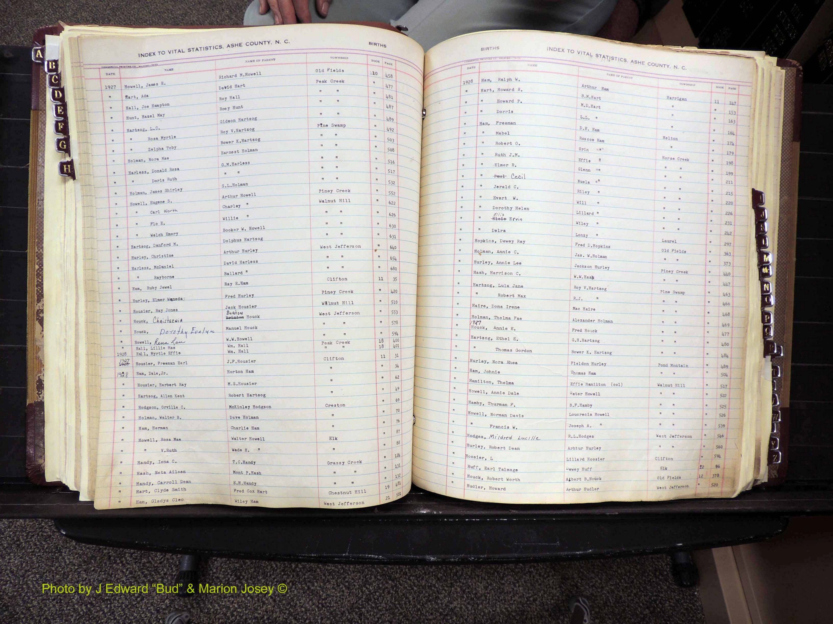 Ashe Co, NC, Births, 1913-1946 (210).JPG