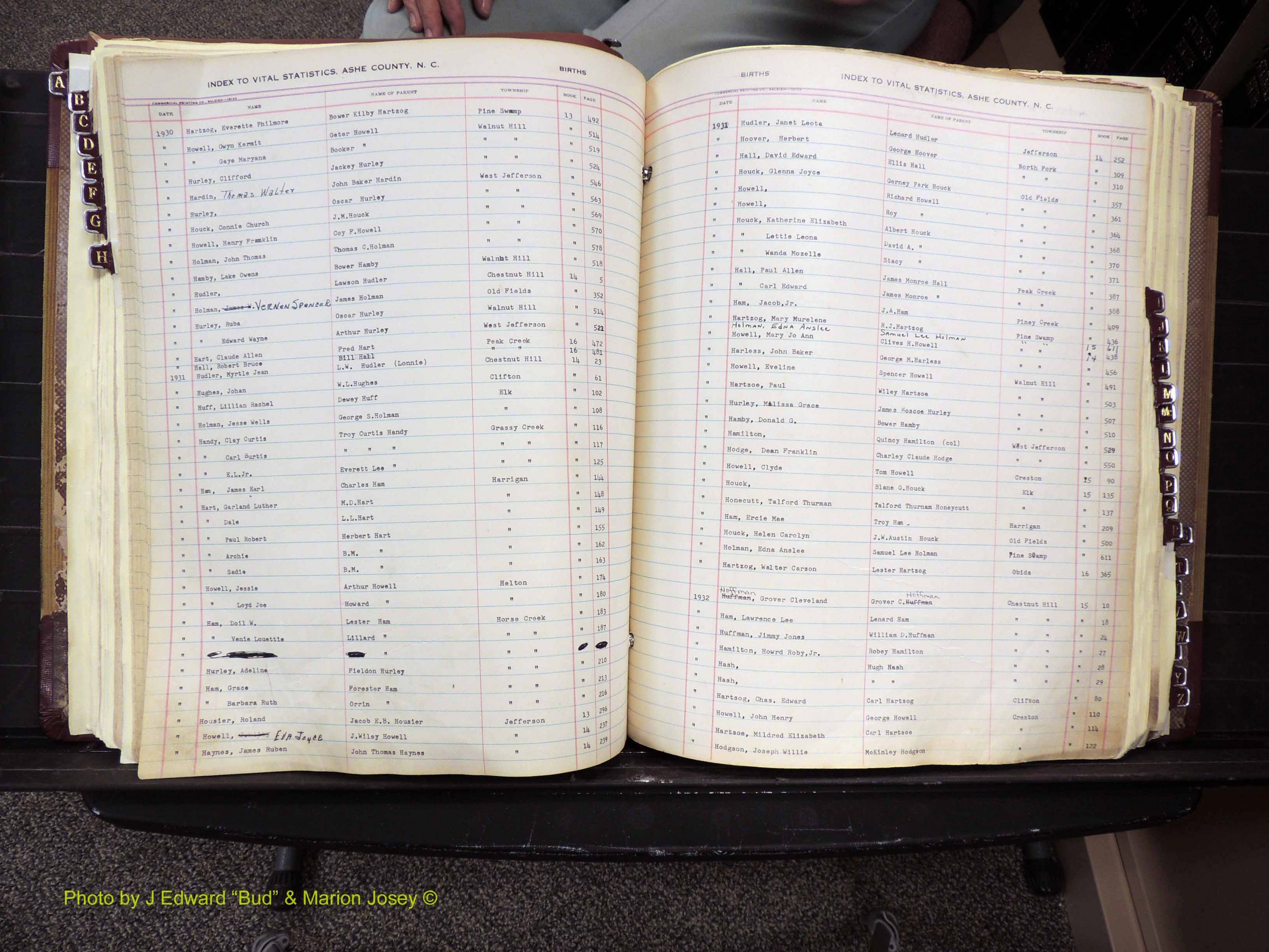 Ashe Co, NC, Births, 1913-1946 (212).JPG