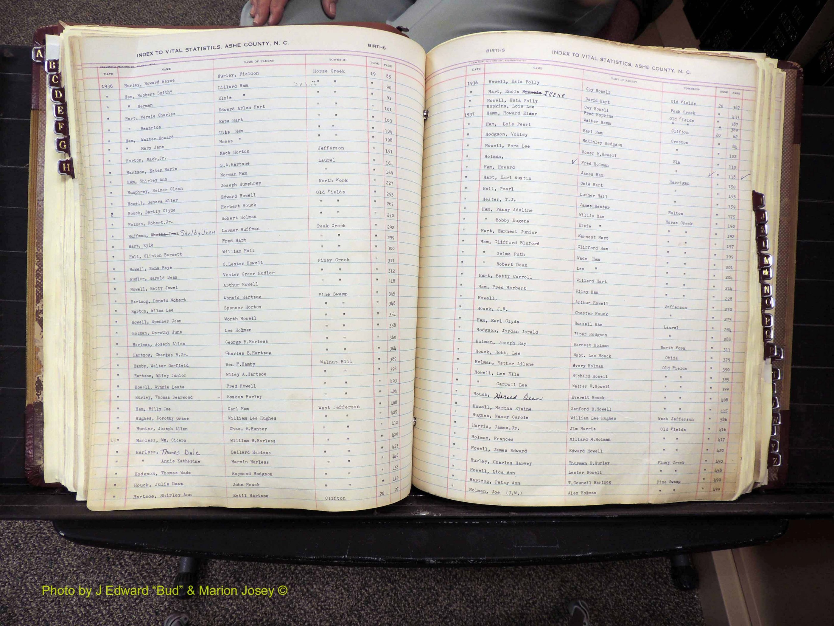 Ashe Co, NC, Births, 1913-1946 (216).JPG