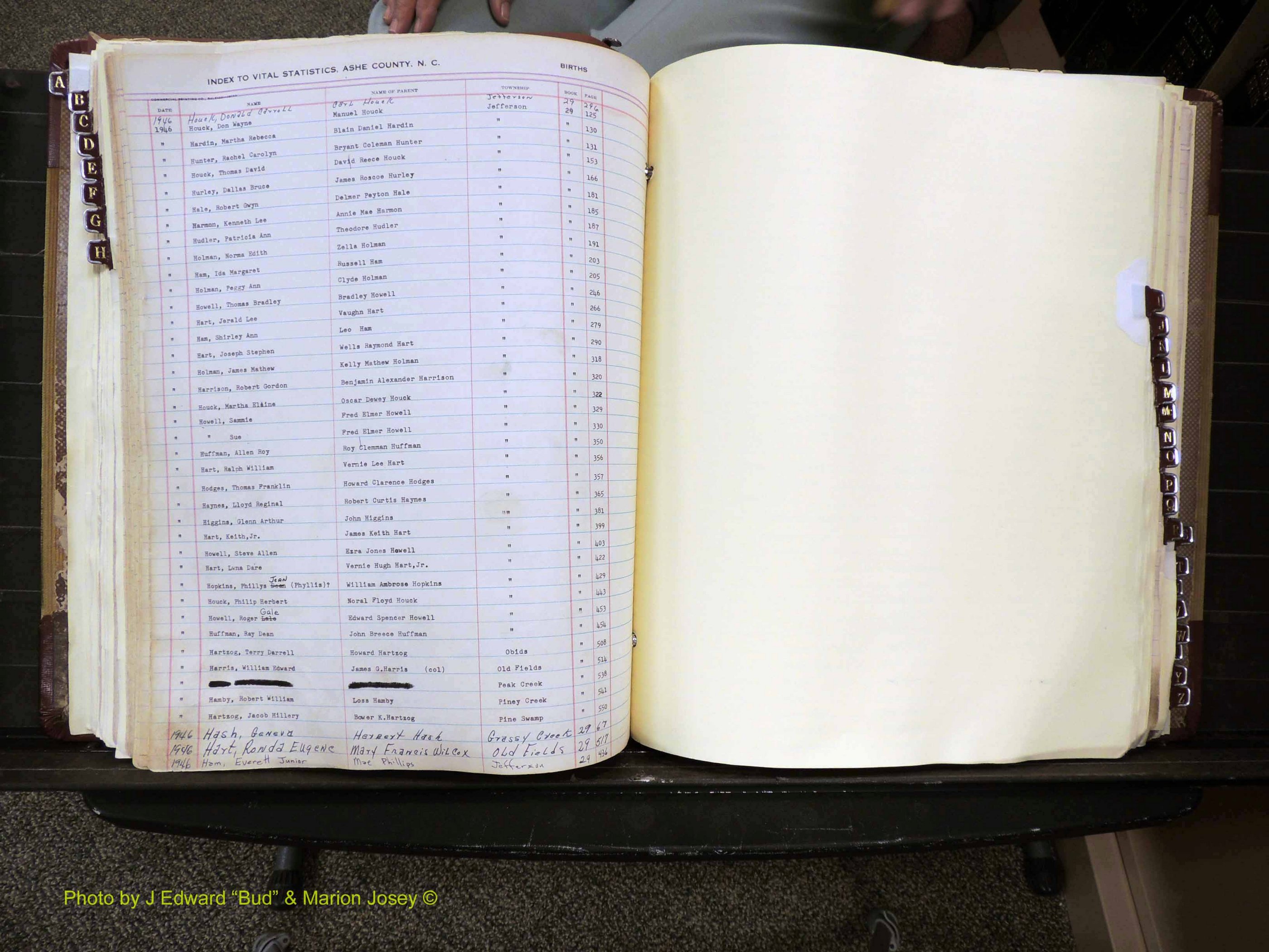 Ashe Co, NC, Births, 1913-1946 (222).JPG