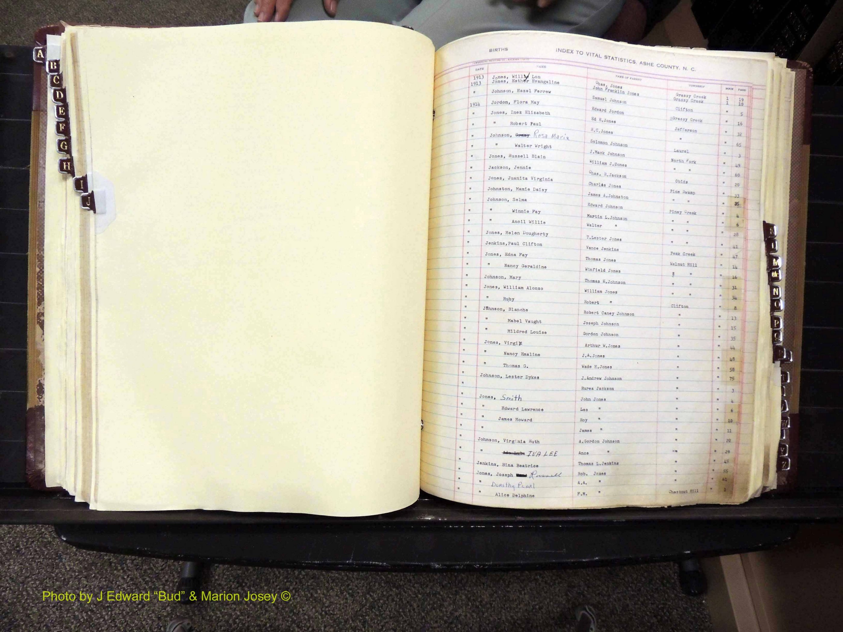 Ashe Co, NC, Births, 1913-1946 (225).JPG