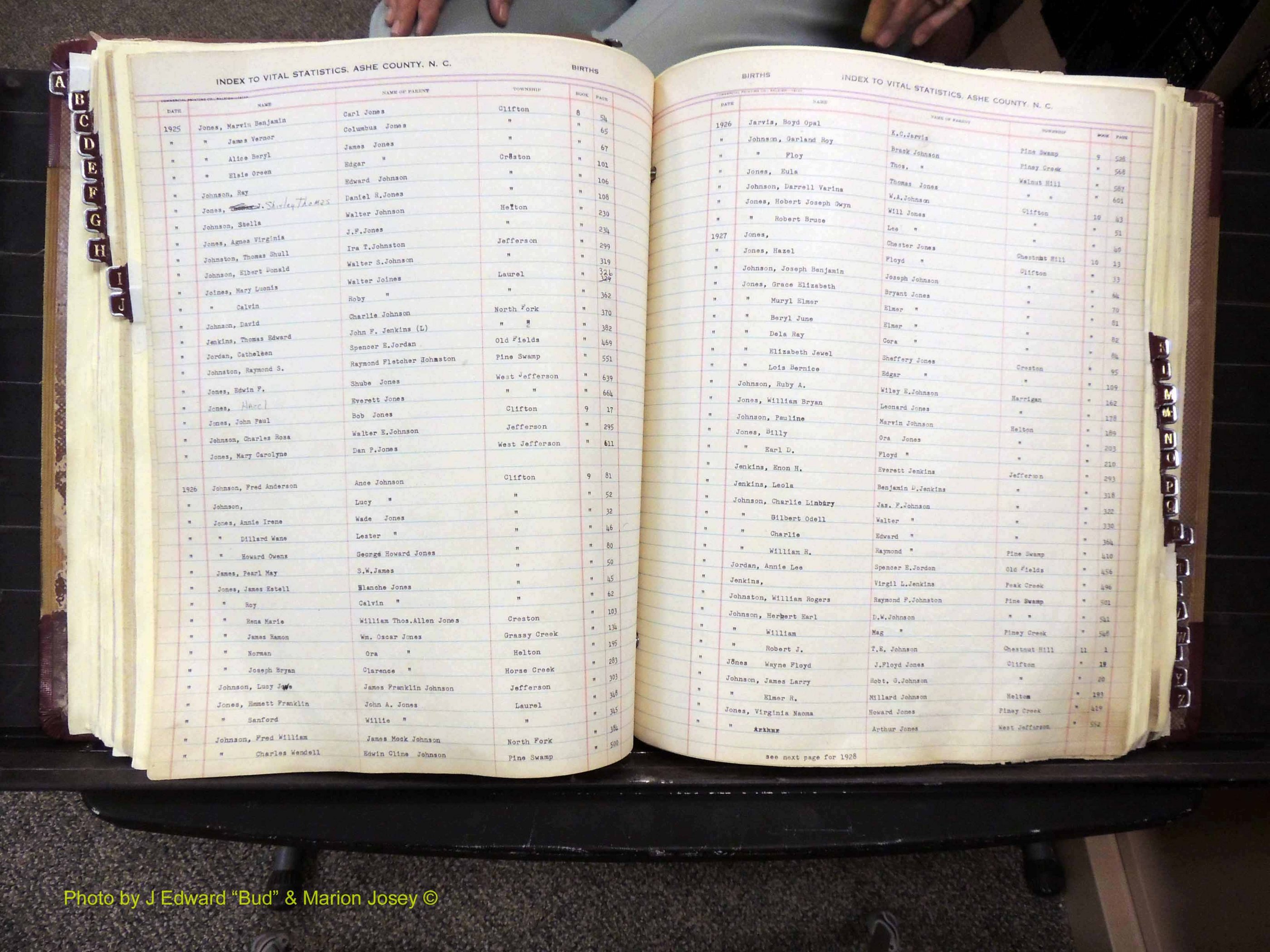 Ashe Co, NC, Births, 1913-1946 (229).JPG