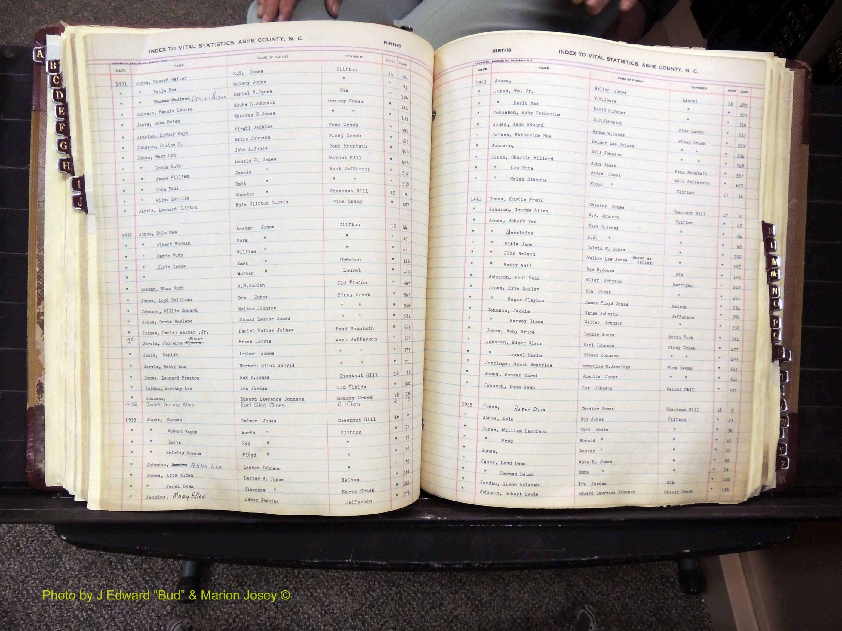 Ashe Co, NC, Births, 1913-1946 (231).JPG