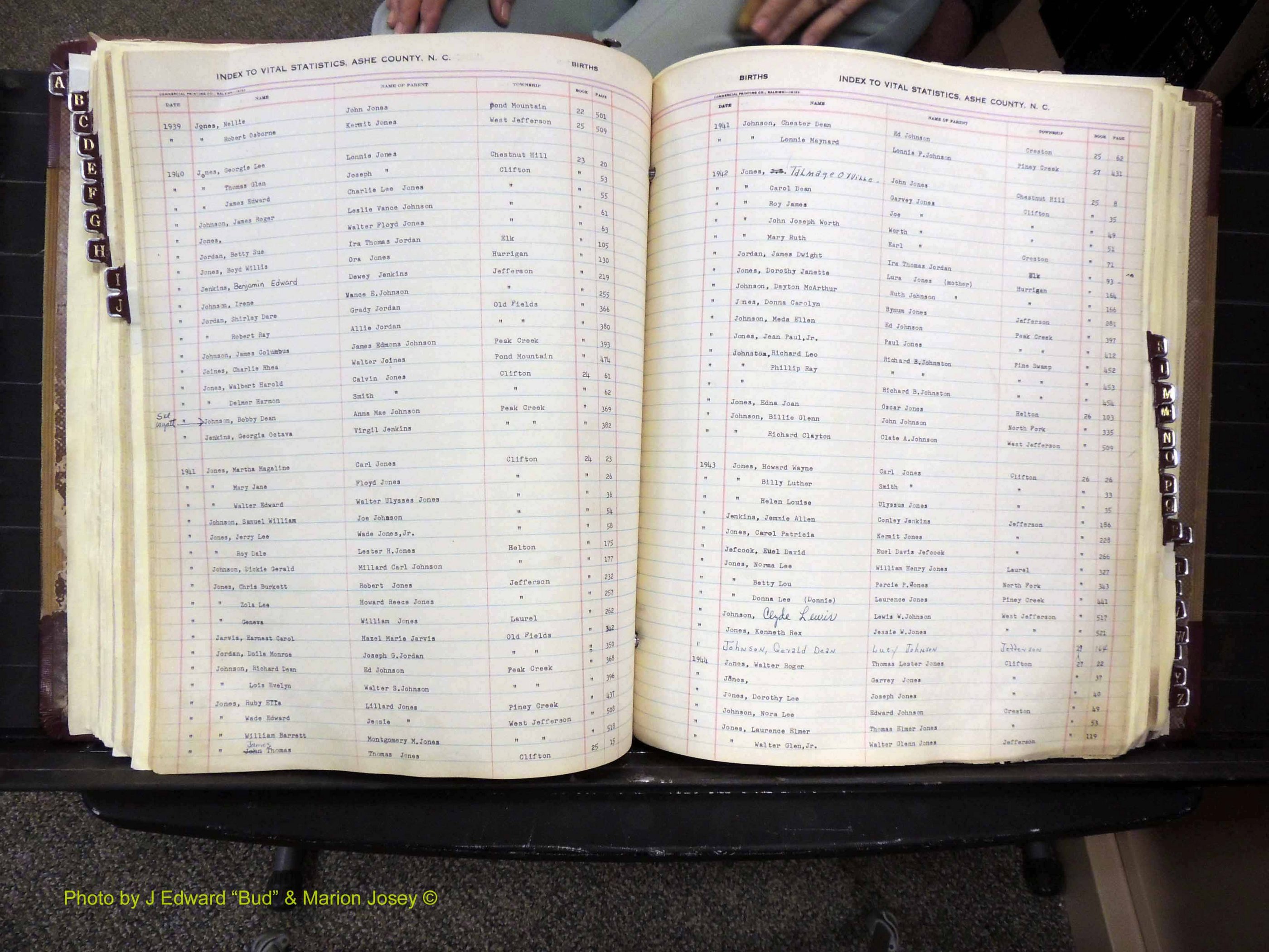 Ashe Co, NC, Births, 1913-1946 (233).JPG