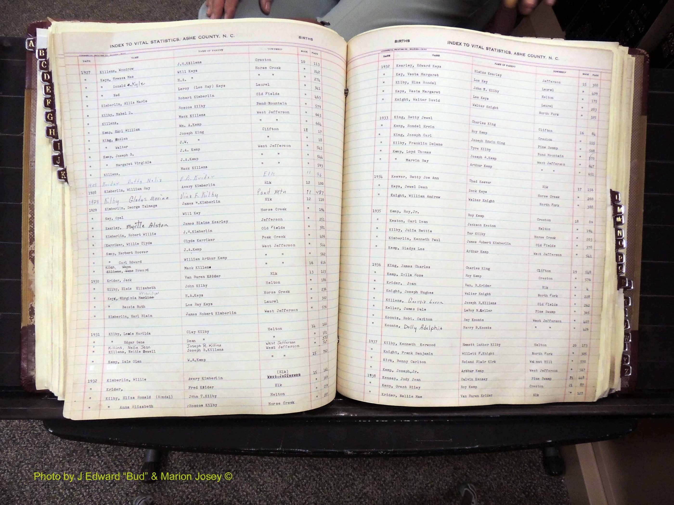 Ashe Co, NC, Births, 1913-1946 (237).JPG