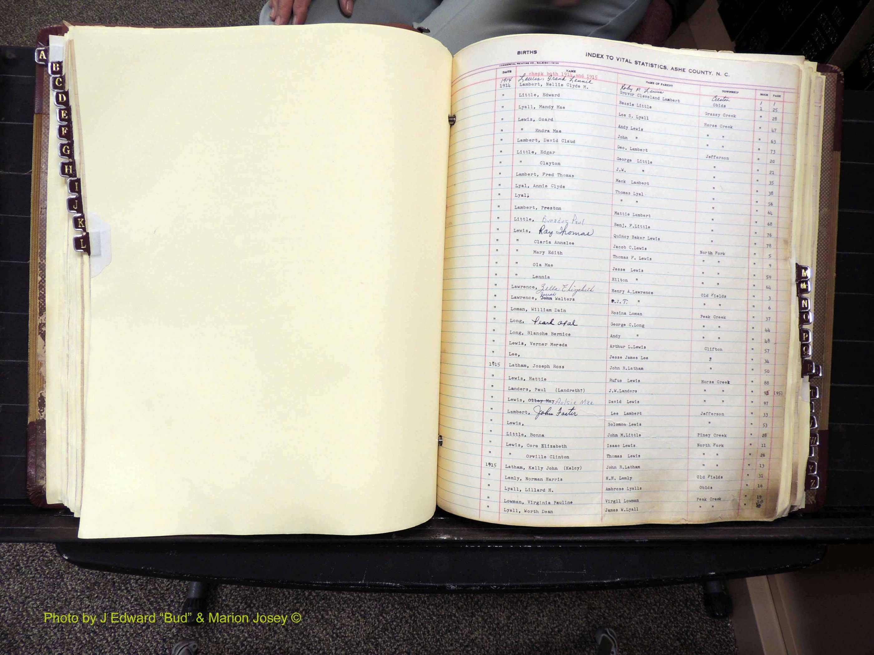 Ashe Co, NC, Births, 1913-1946 (239).JPG