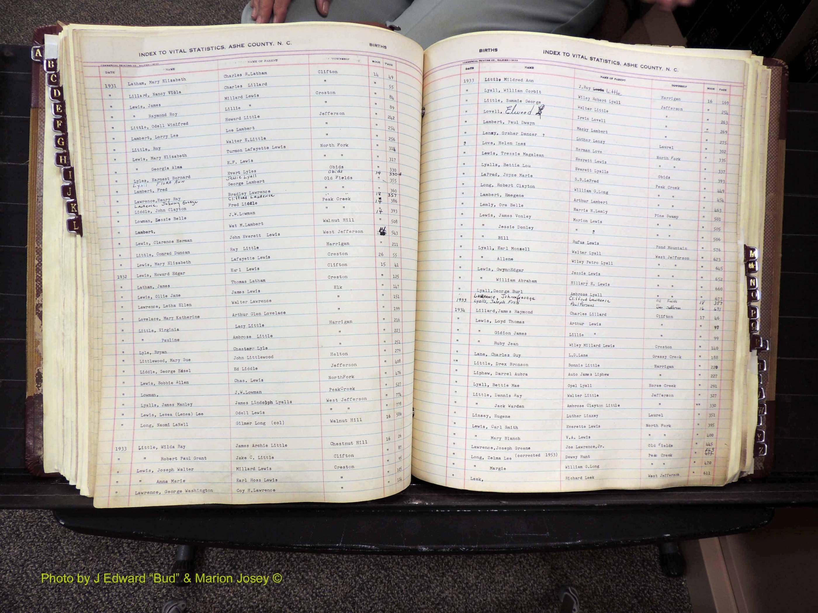 Ashe Co, NC, Births, 1913-1946 (244).JPG
