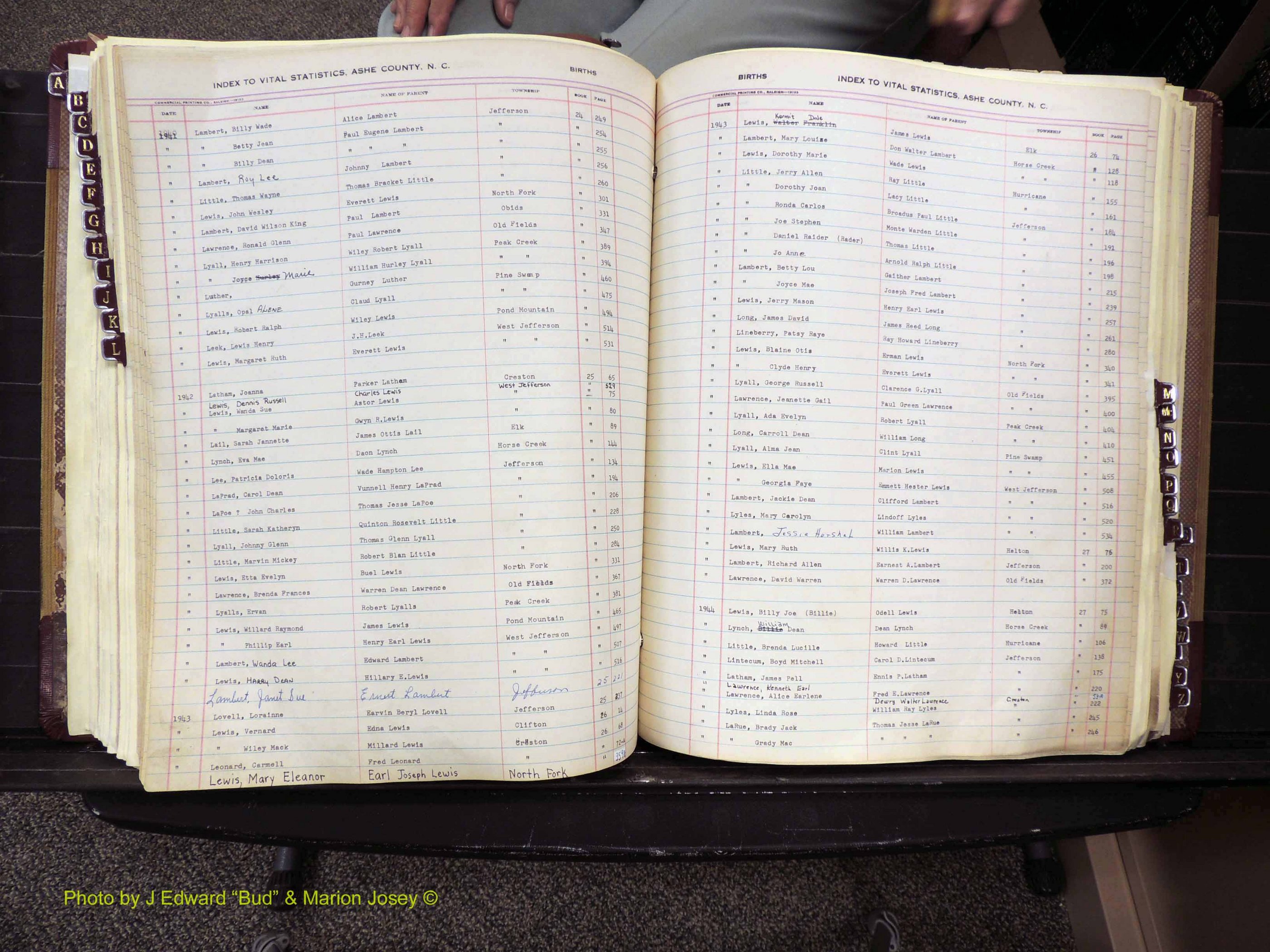 Ashe Co, NC, Births, 1913-1946 (247).JPG