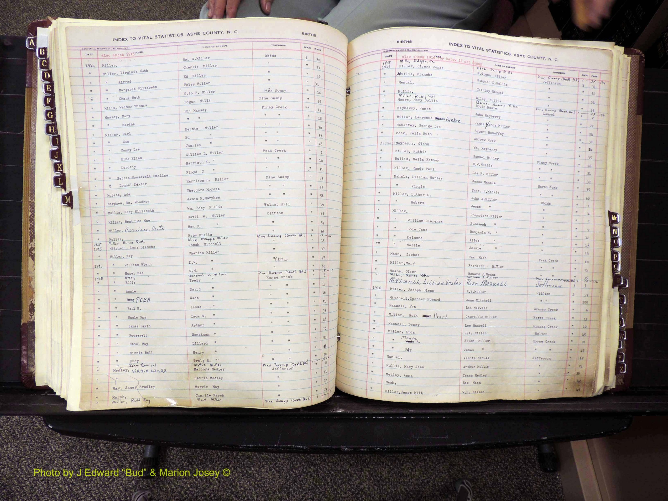 Ashe Co, NC, Births, 1913-1946 (250).JPG