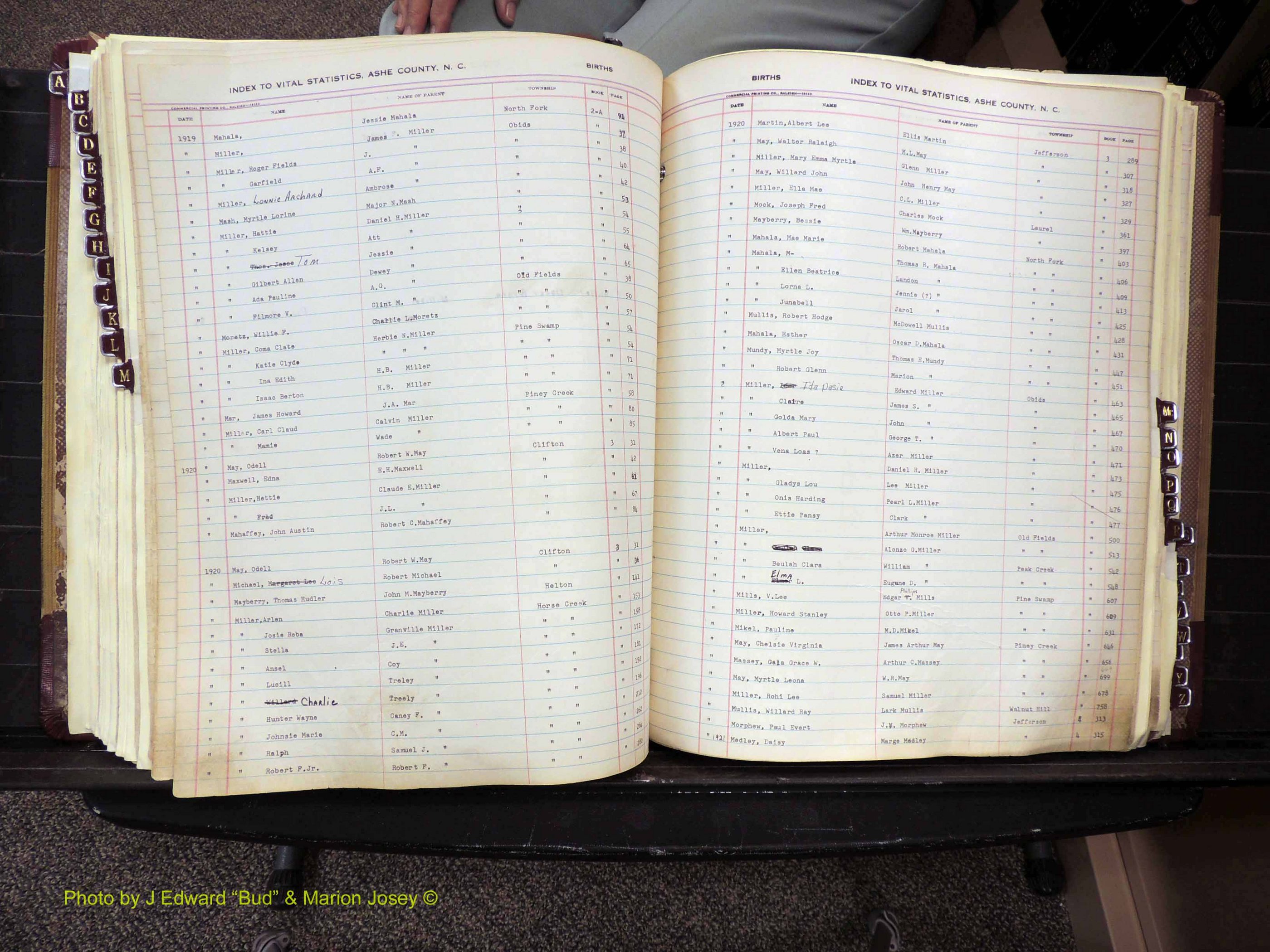 Ashe Co, NC, Births, 1913-1946 (253).JPG
