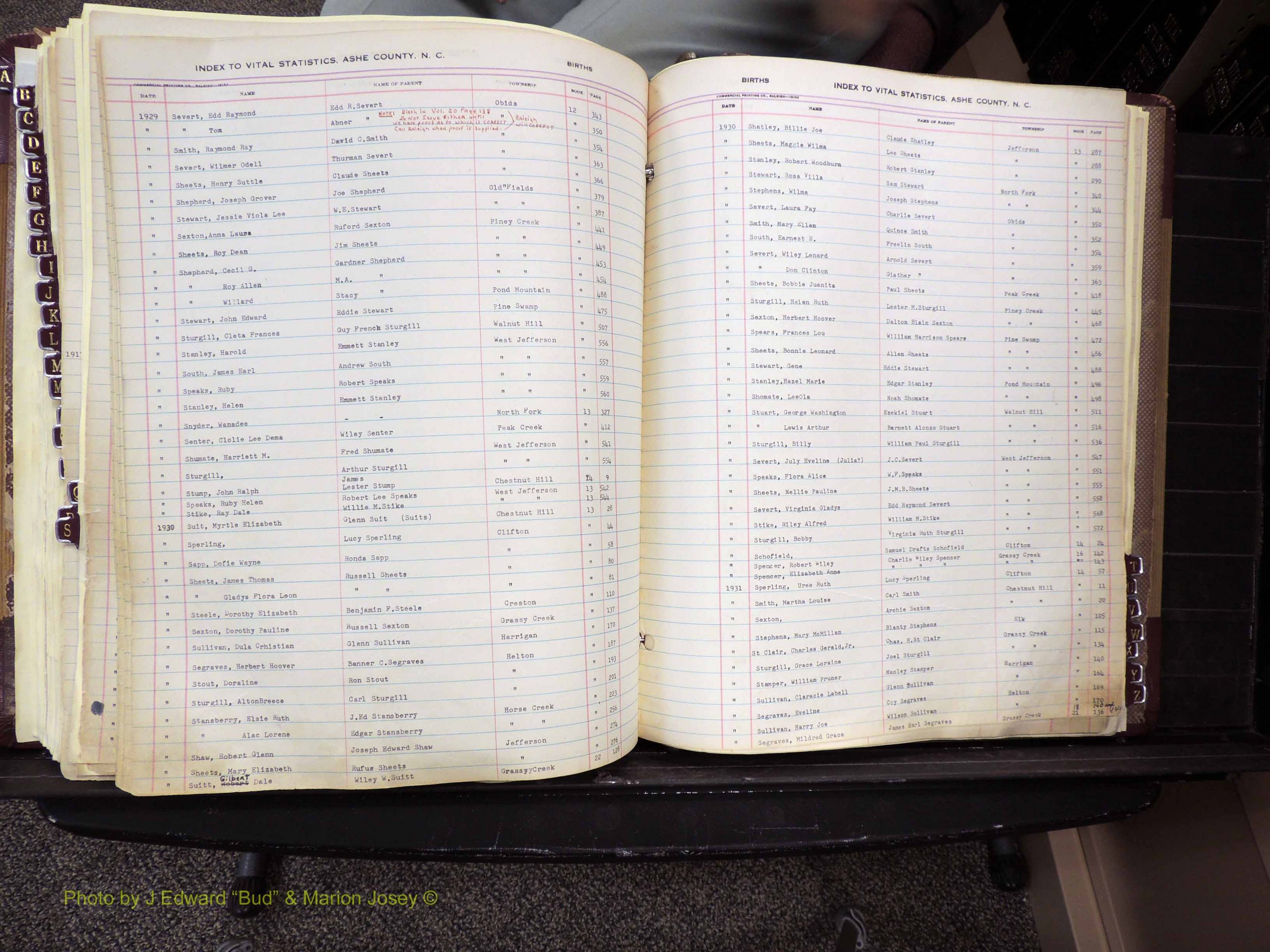 Ashe Co, NC, Births, 1913-1946 (340).JPG