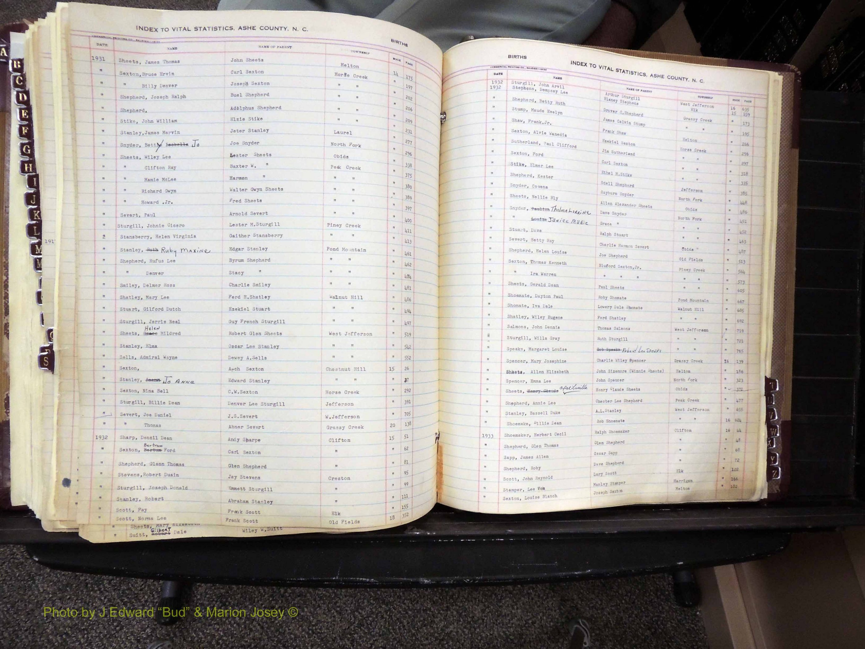 Ashe Co, NC, Births, 1913-1946 (341).JPG