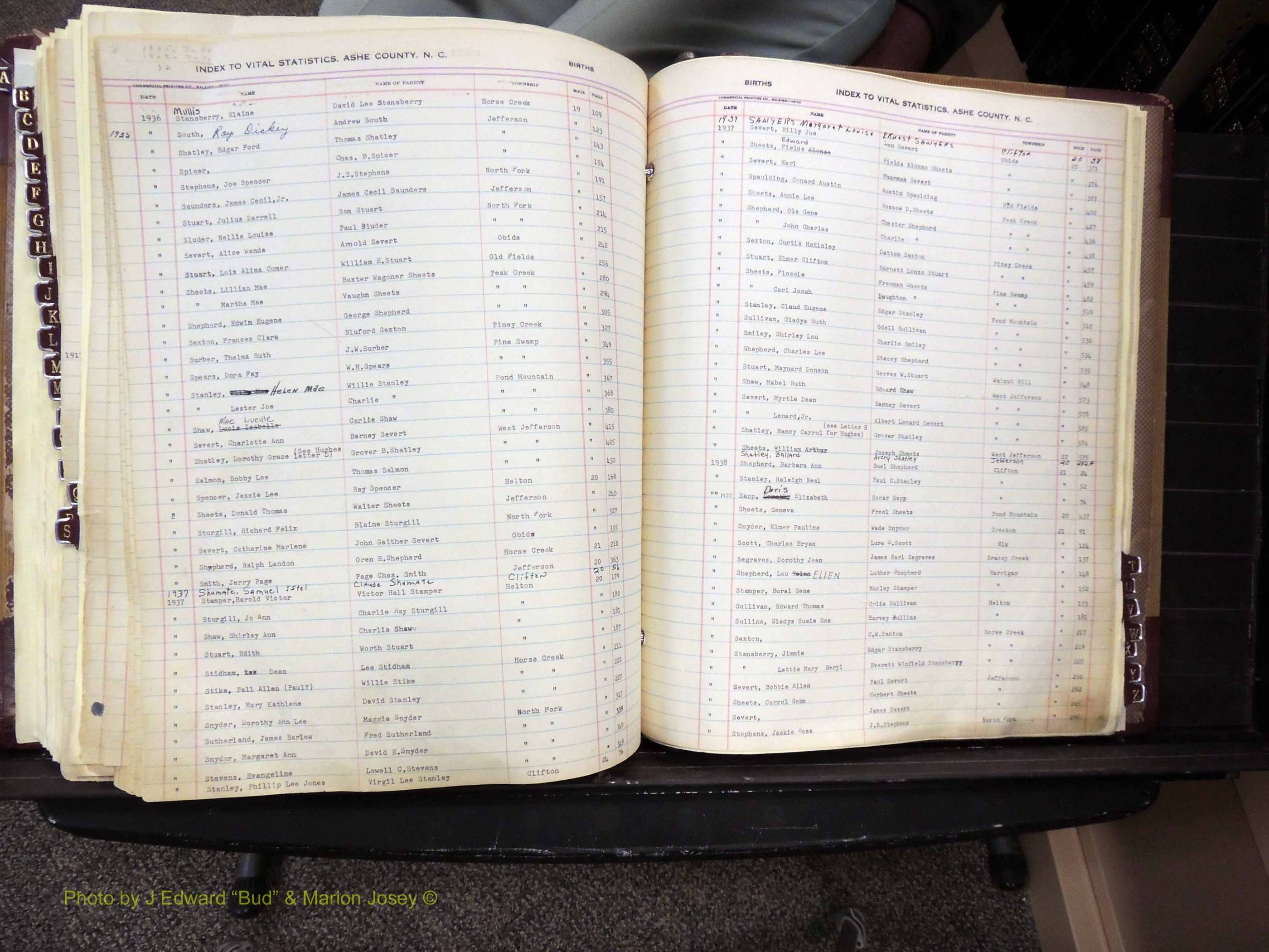 Ashe Co, NC, Births, 1913-1946 (344).JPG