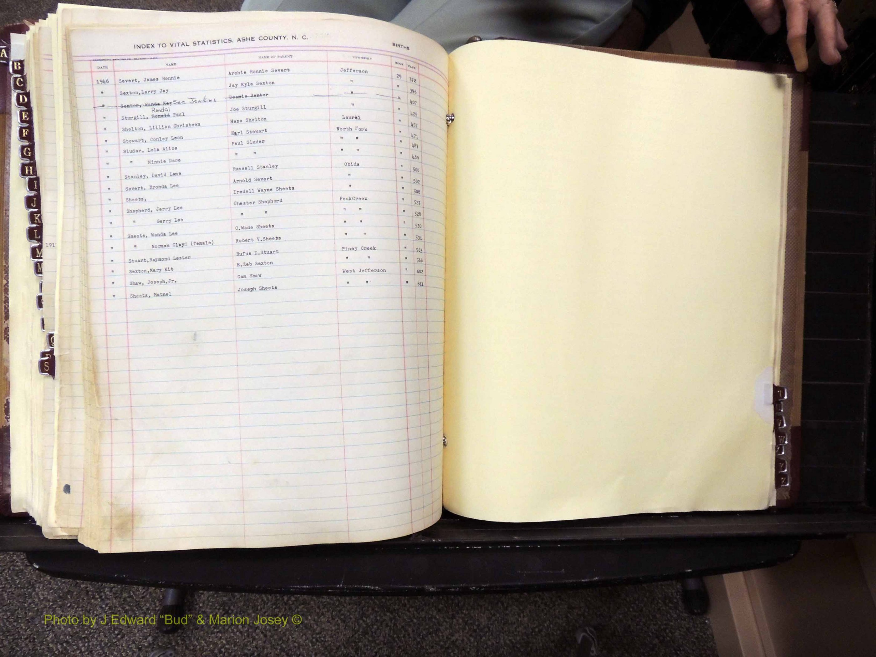 Ashe Co, NC, Births, 1913-1946 (350).JPG