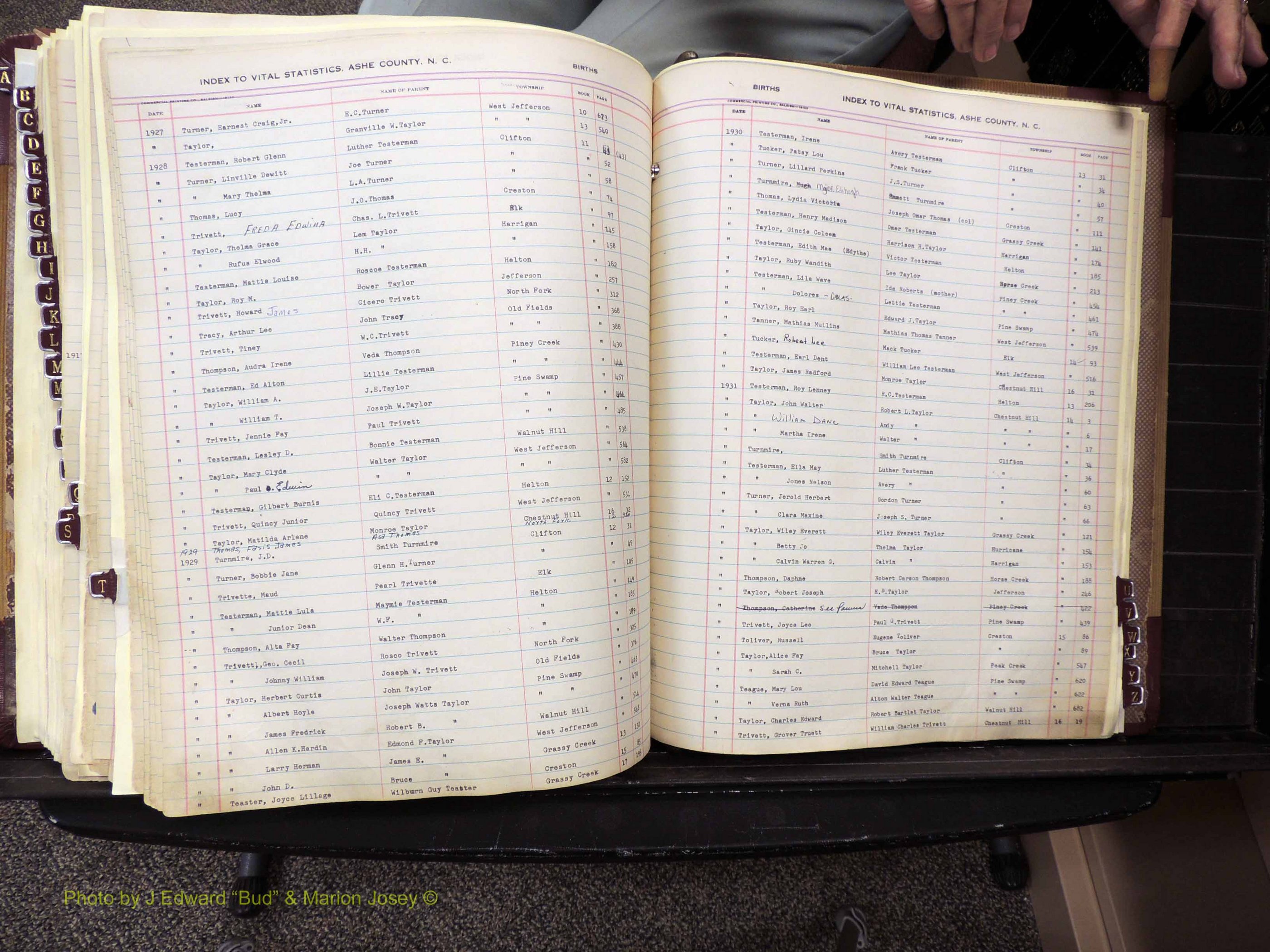 Ashe Co, NC, Births, 1913-1946 (356).JPG