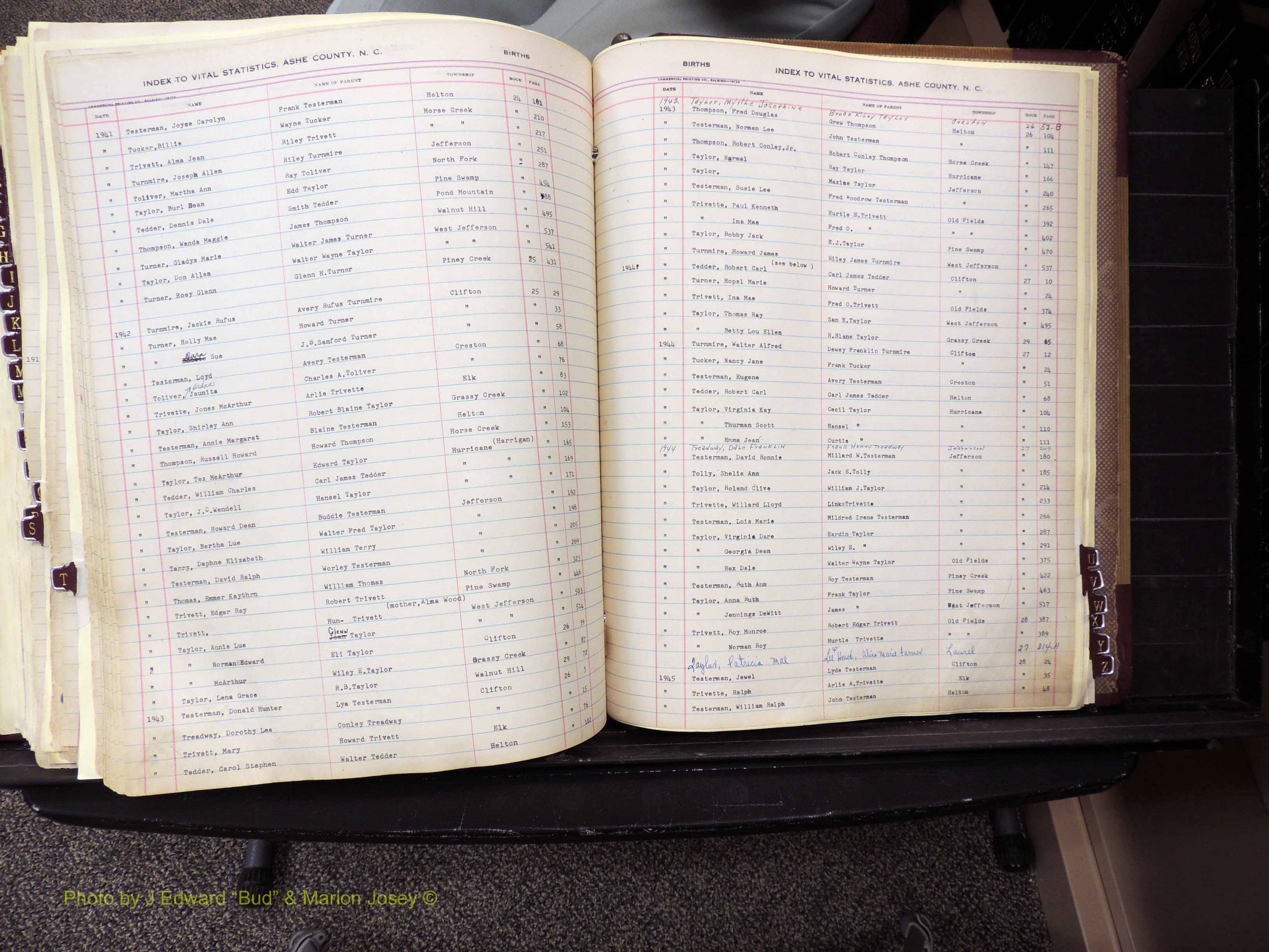 Ashe Co, NC, Births, 1913-1946 (360).JPG