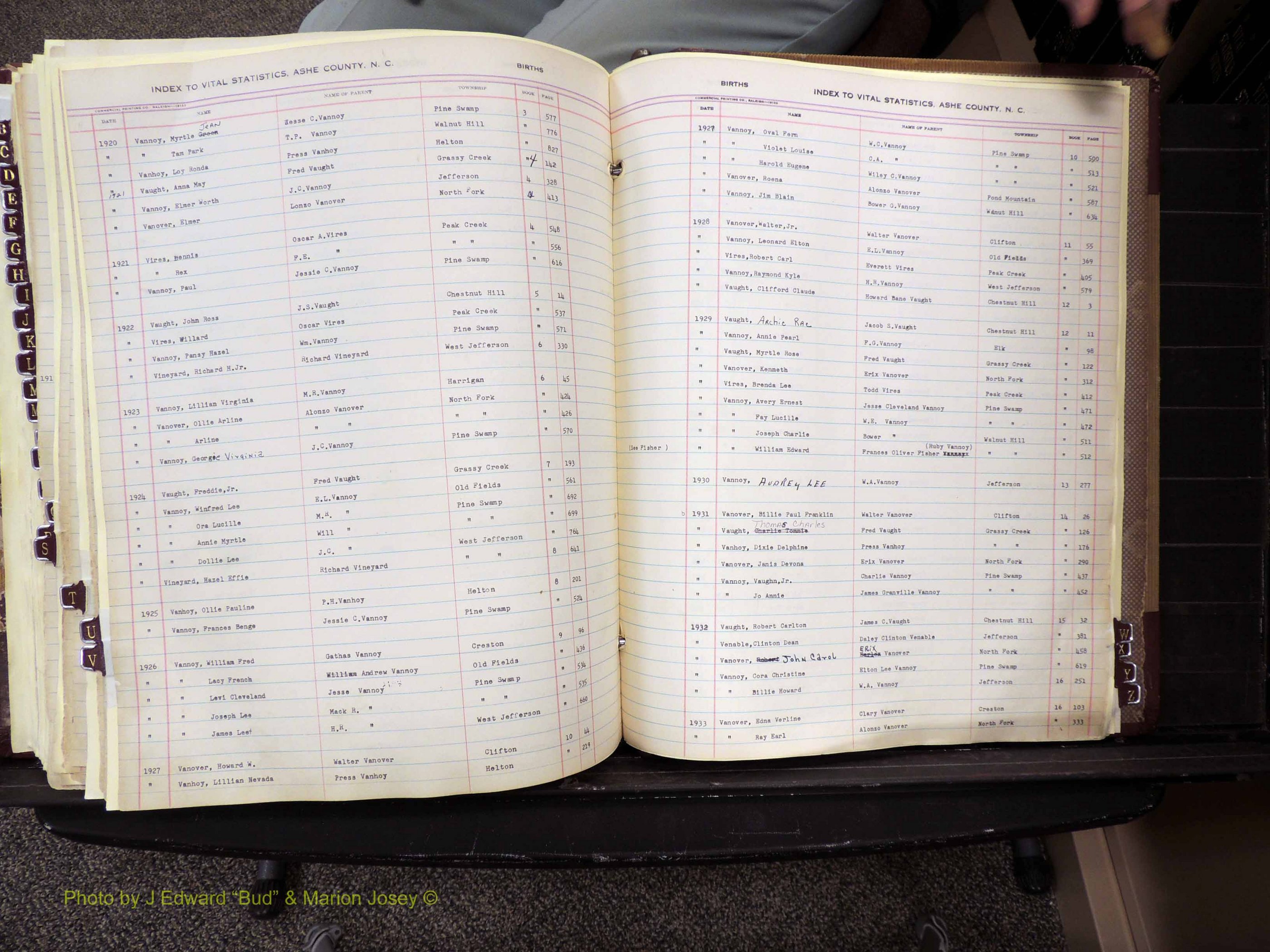 Ashe Co, NC, Births, 1913-1946 (363).JPG