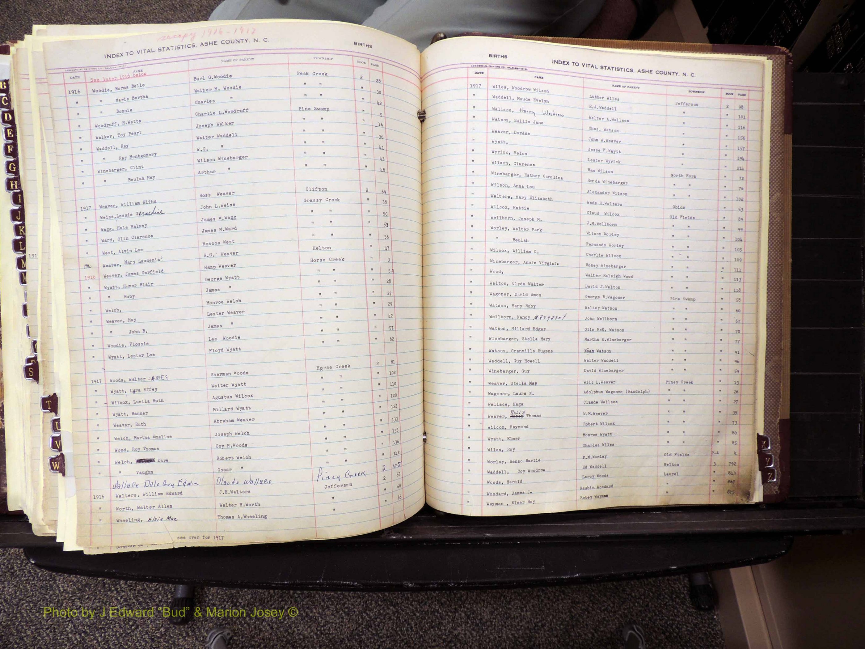 Ashe Co, NC, Births, 1913-1946 (367).JPG