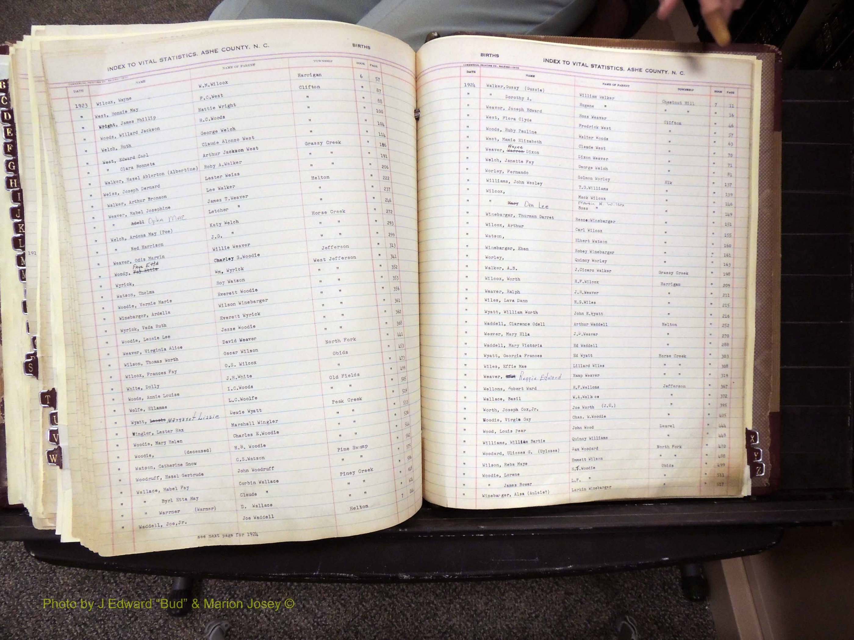 Ashe Co, NC, Births, 1913-1946 (371).JPG