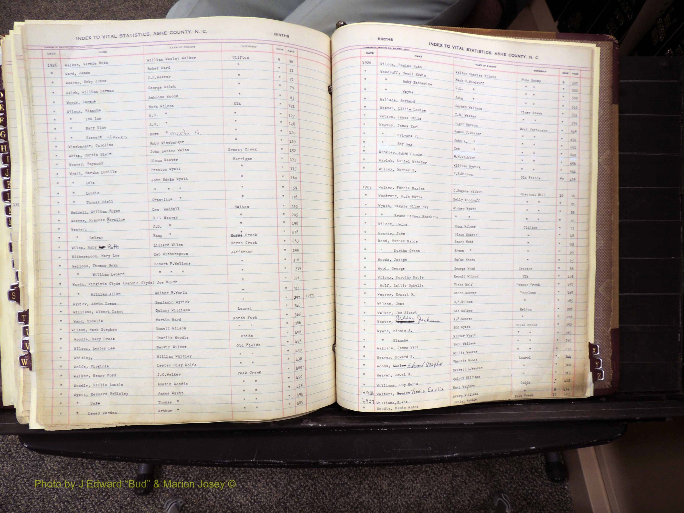 Ashe Co, NC, Births, 1913-1946 (373).JPG