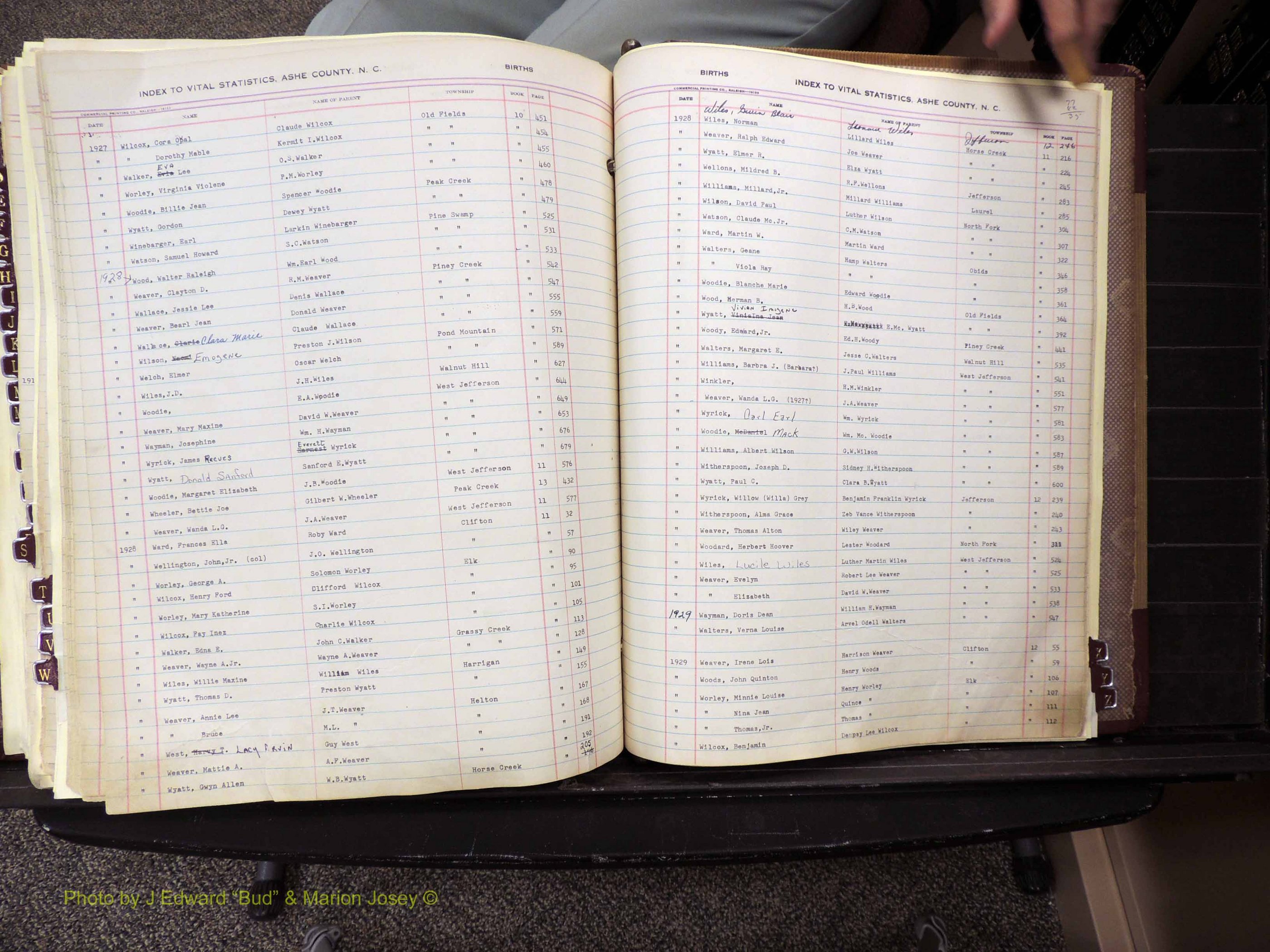 Ashe Co, NC, Births, 1913-1946 (374).JPG