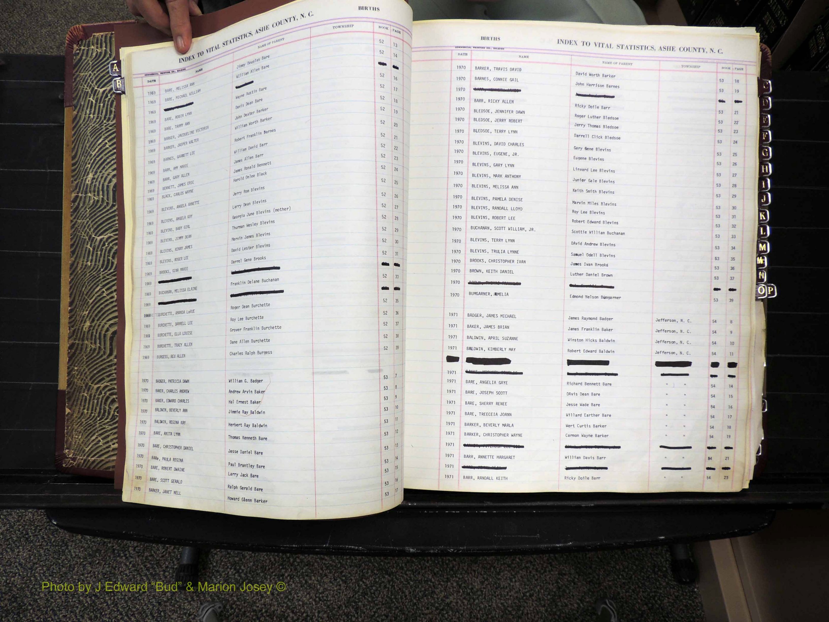 Ashe Co, NC, Births, 1947-1997 (123).JPG