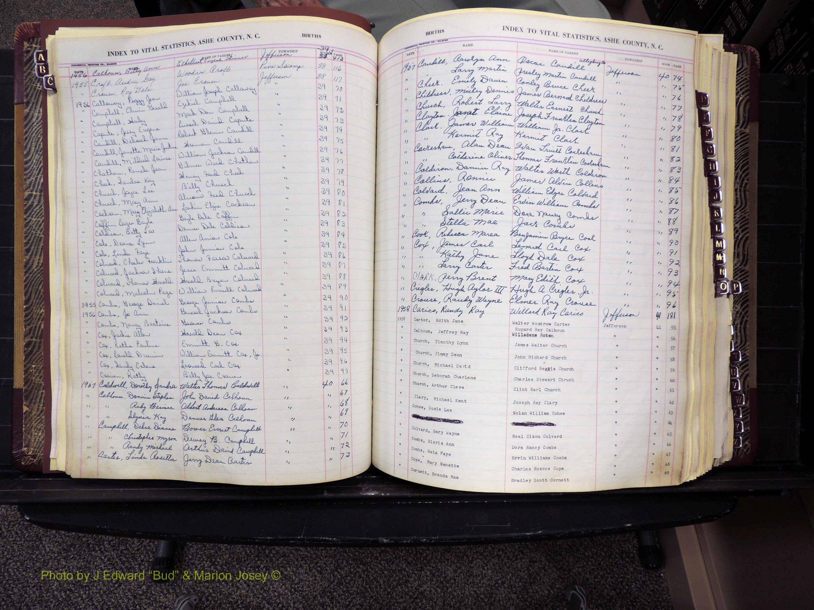 Ashe Co, NC, Births, 1947-1997 (136).JPG