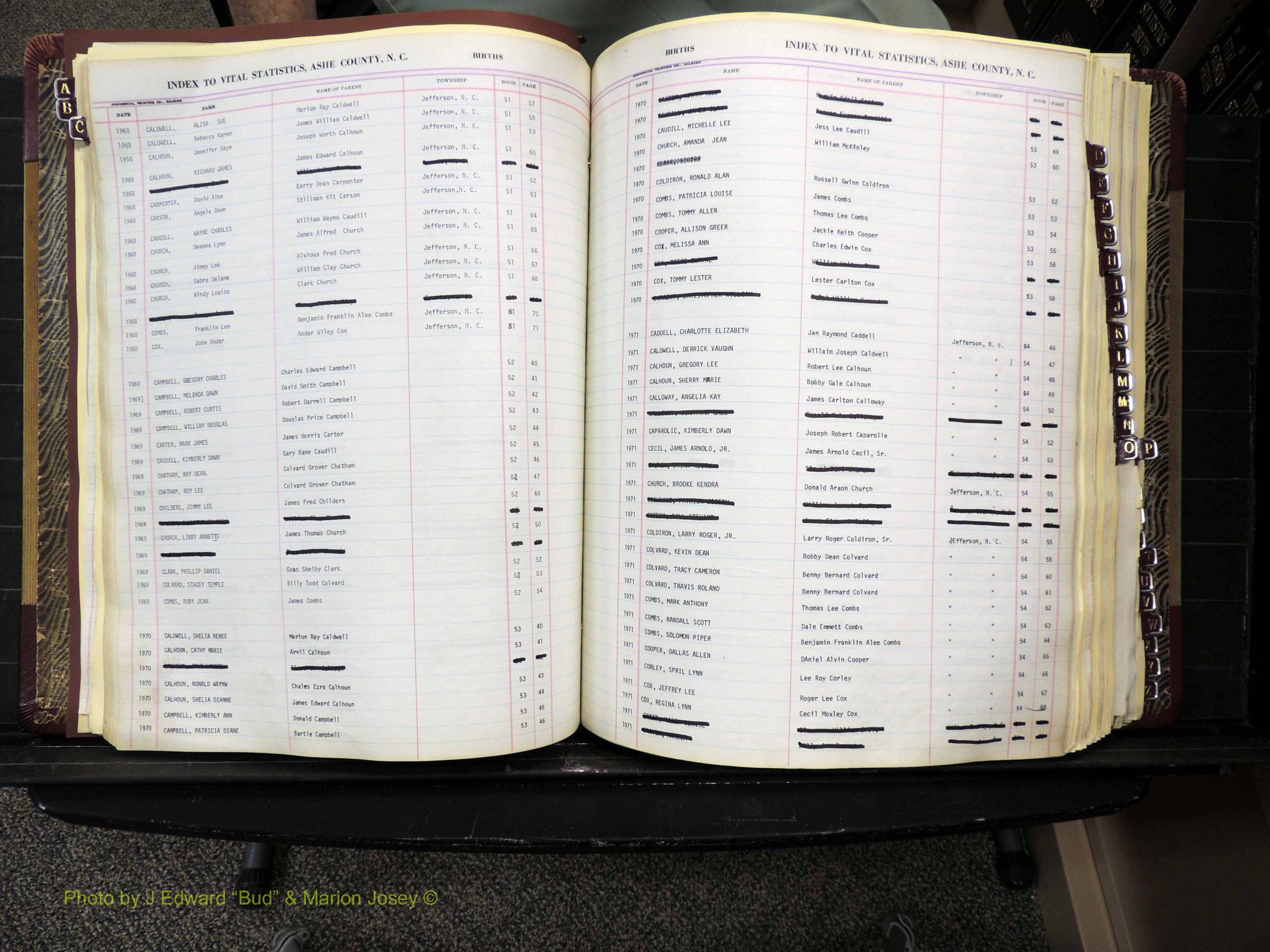 Ashe Co, NC, Births, 1947-1997 (140).JPG