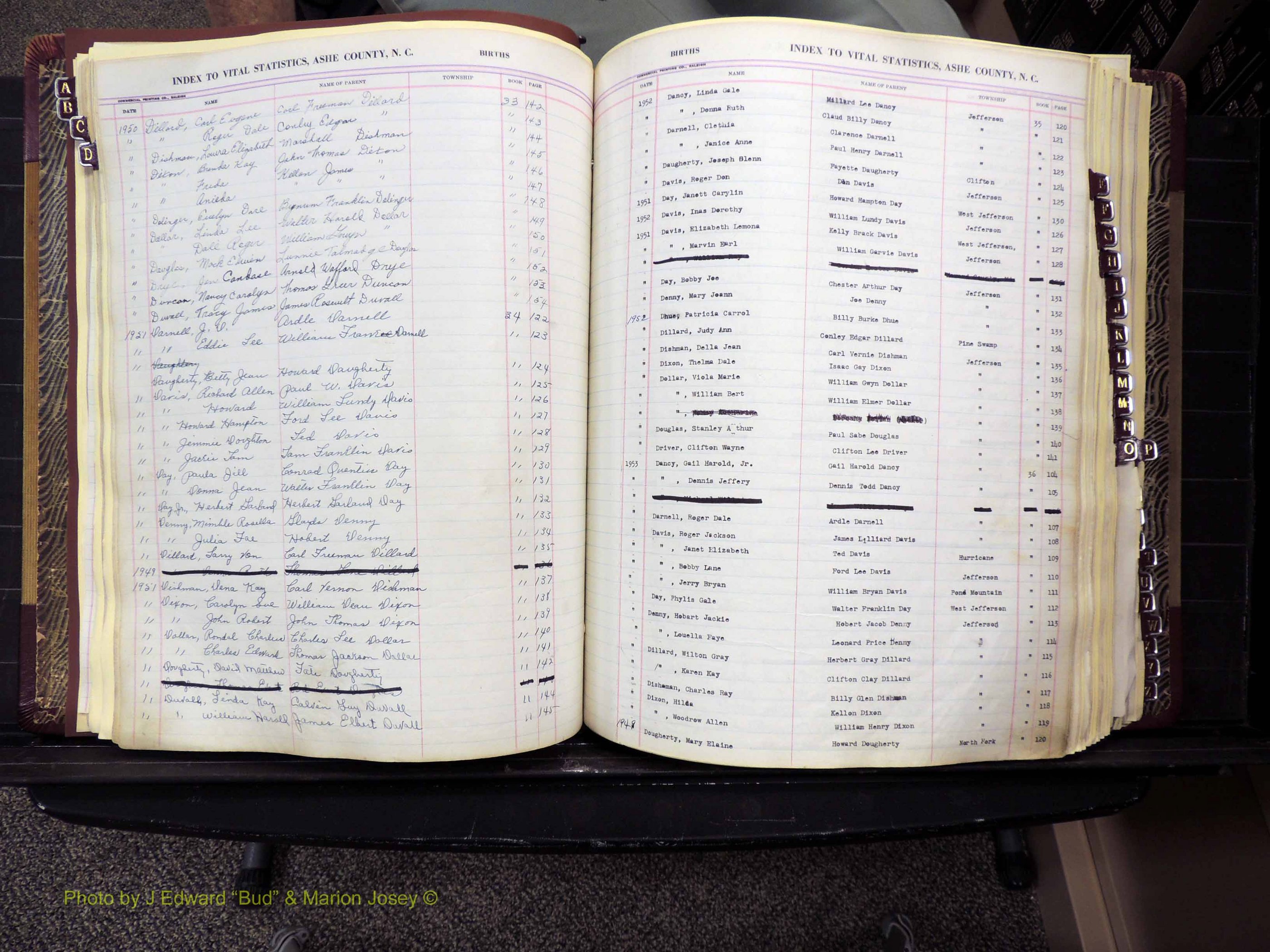 Ashe Co, NC, Births, 1947-1997 (147).JPG