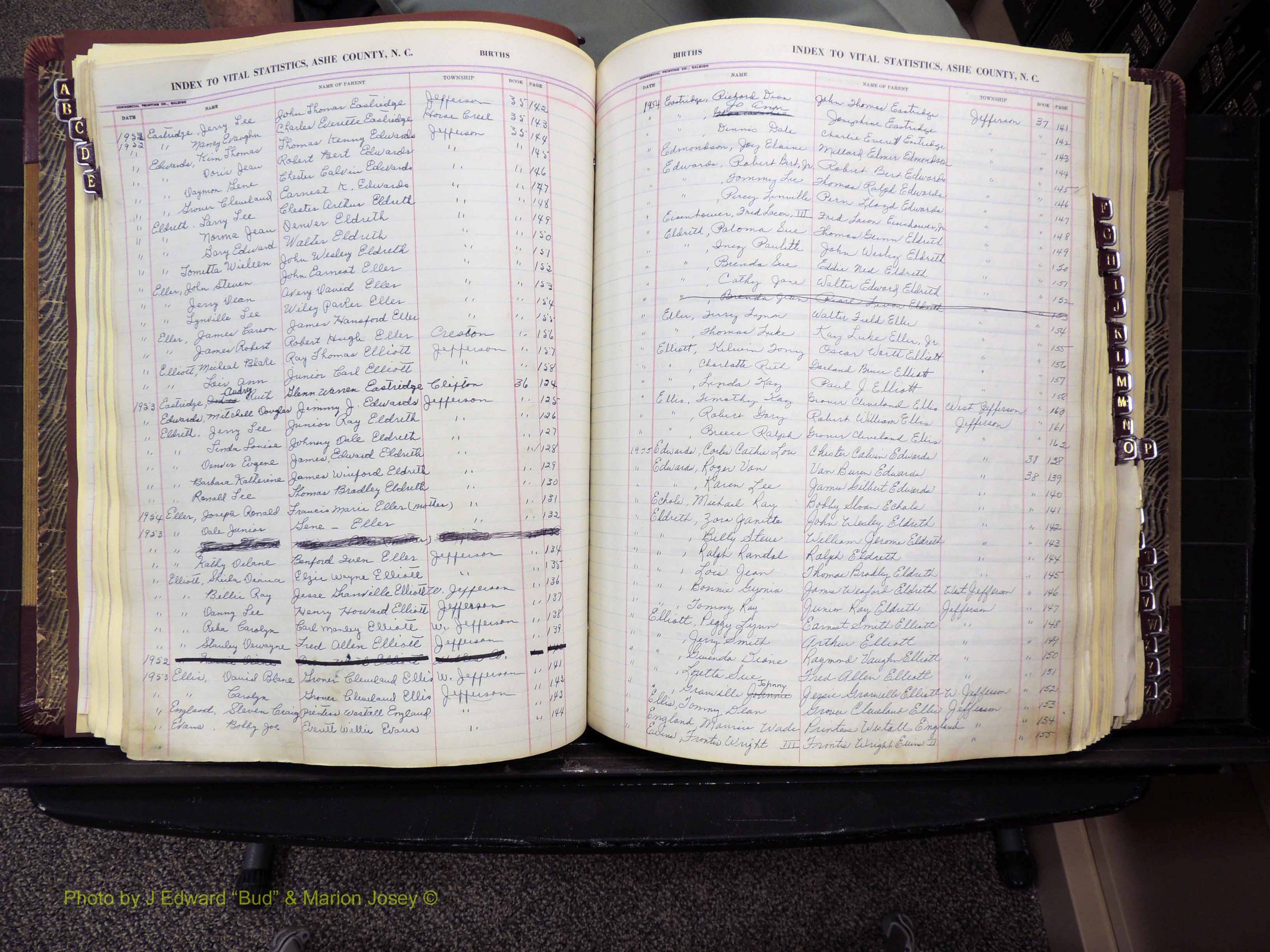 Ashe Co, NC, Births, 1947-1997 (157).JPG