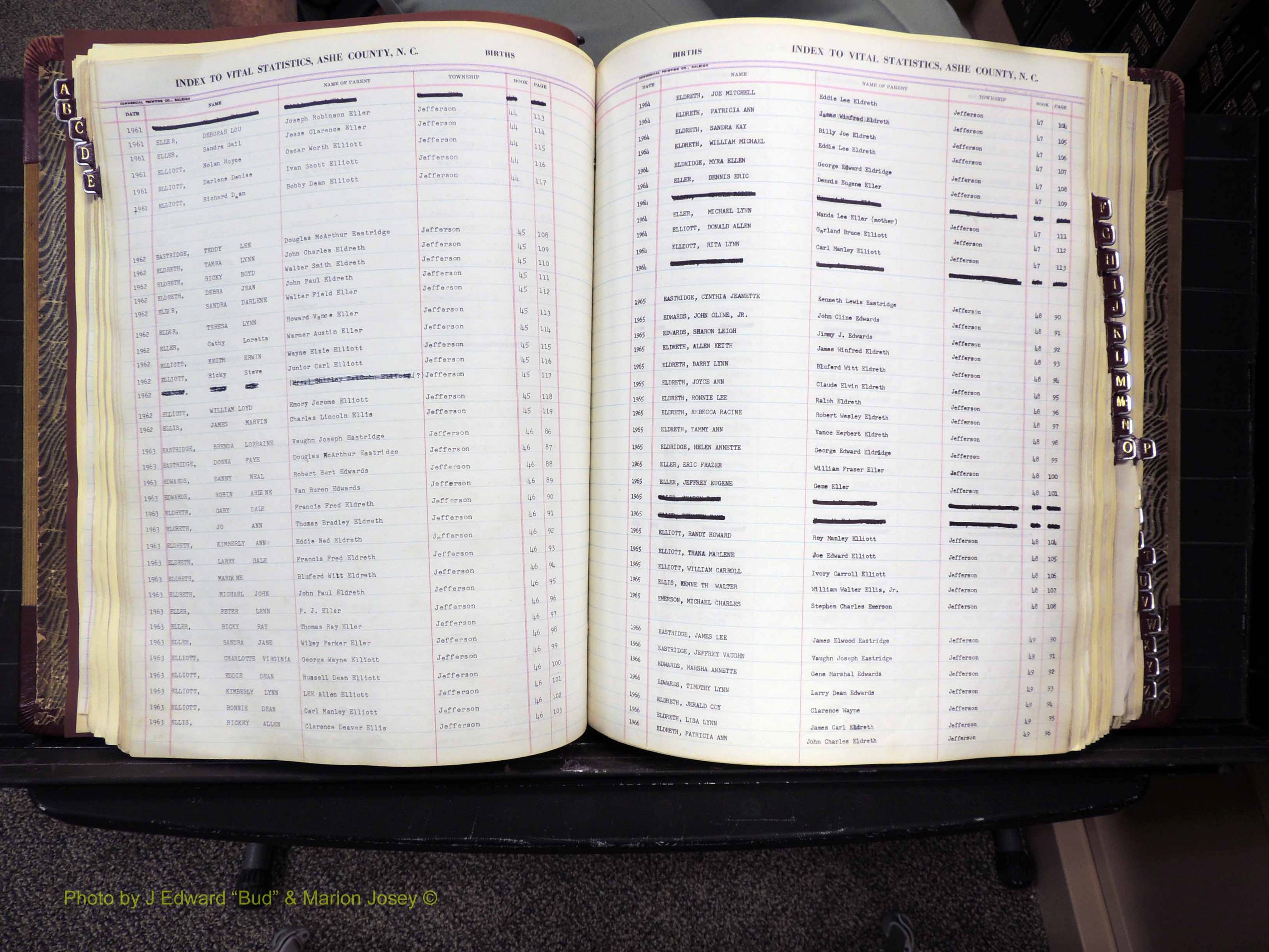 Ashe Co, NC, Births, 1947-1997 (159).JPG