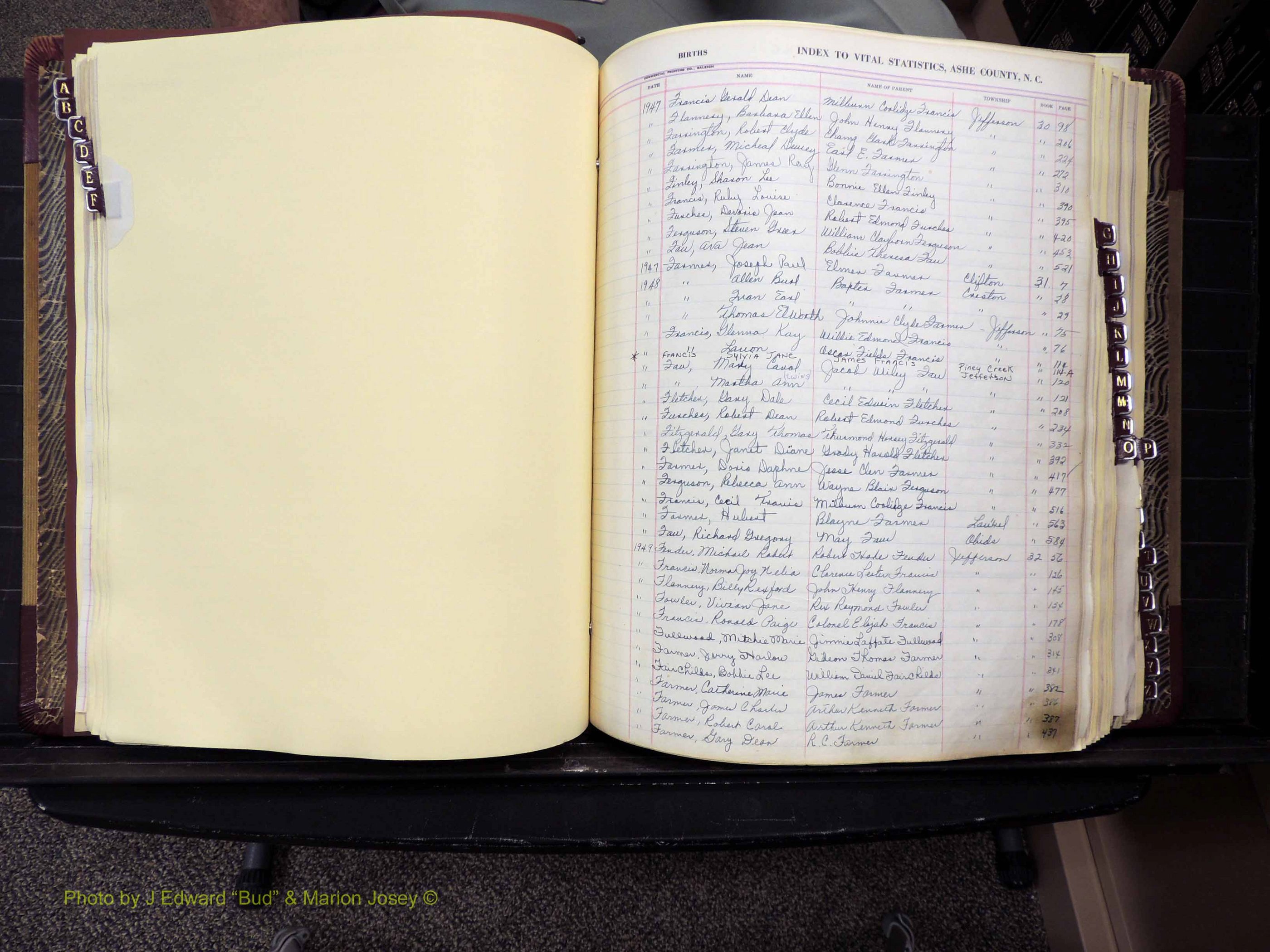 Ashe Co, NC, Births, 1947-1997 (164).JPG