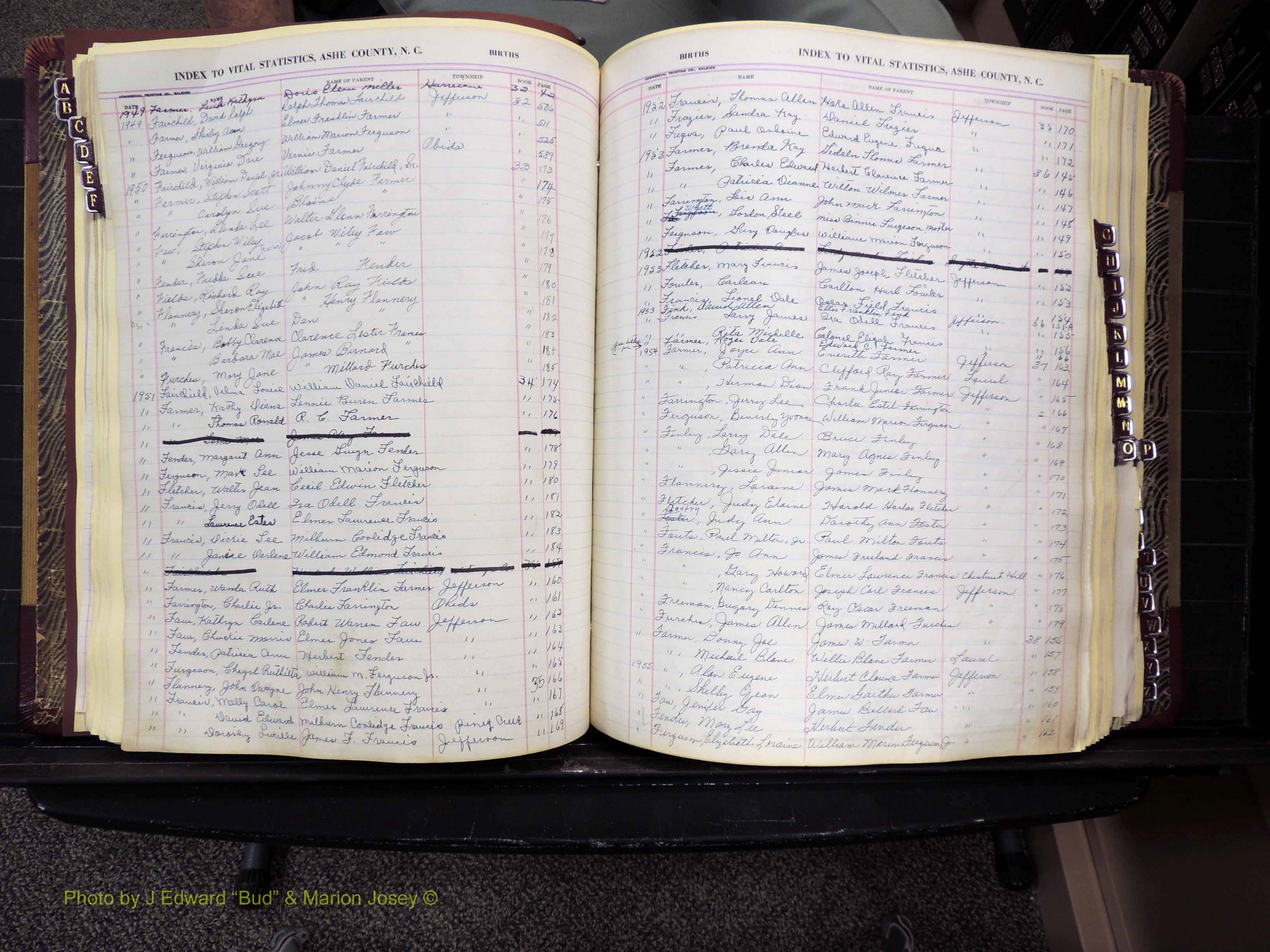 Ashe Co, NC, Births, 1947-1997 (165).JPG