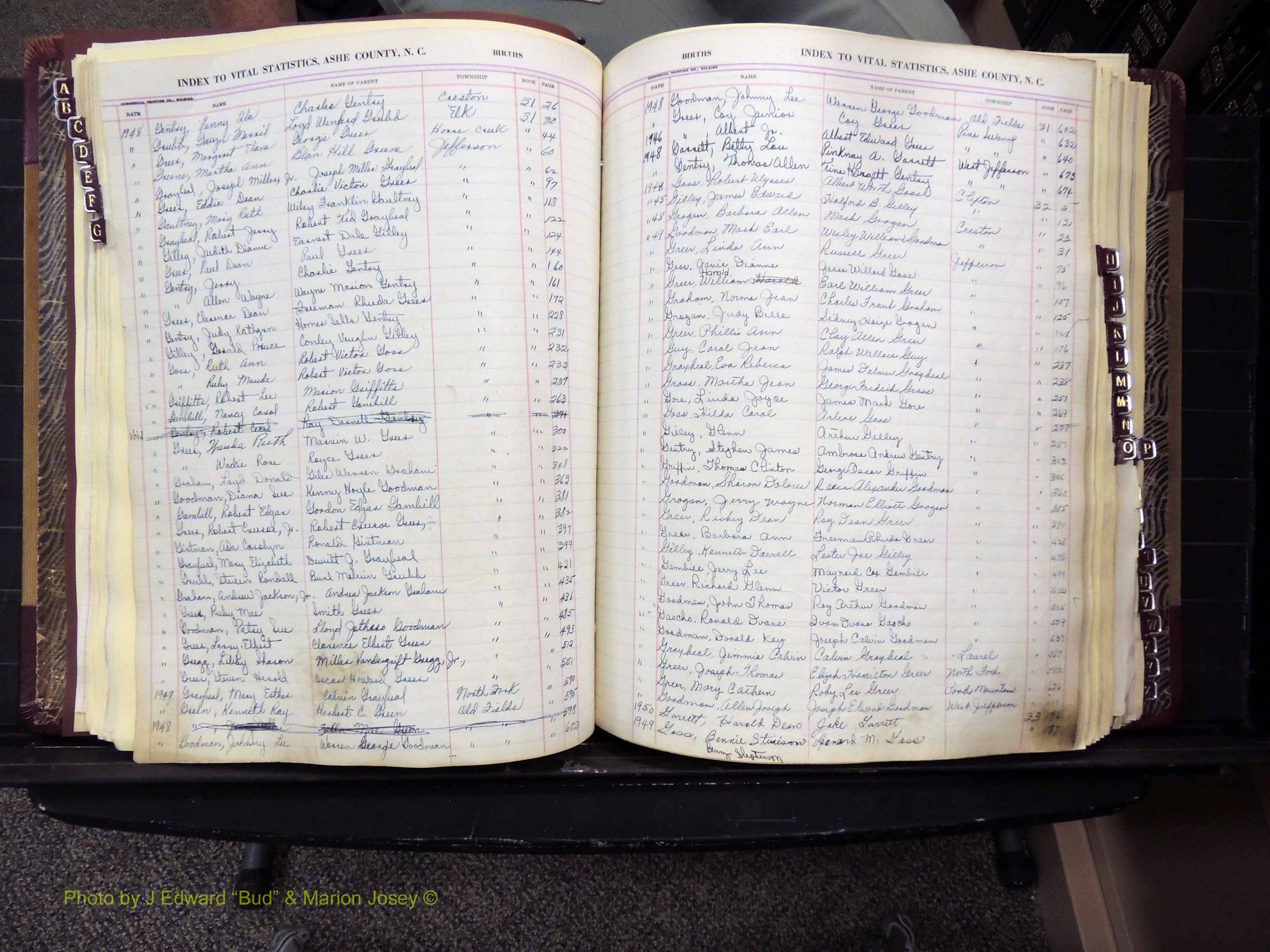 Ashe Co, NC, Births, 1947-1997 (171).JPG