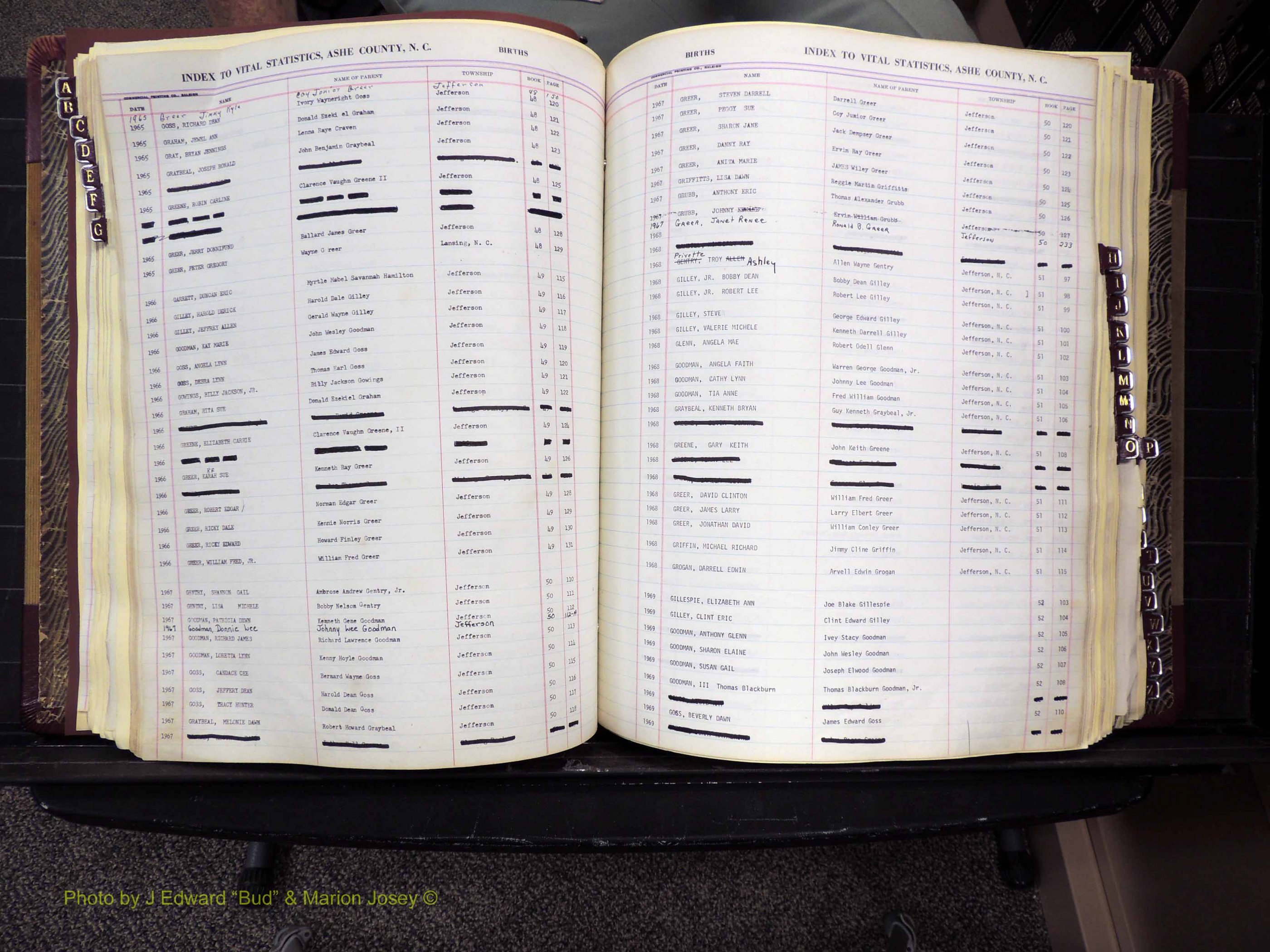 Ashe Co, NC, Births, 1947-1997 (177).JPG