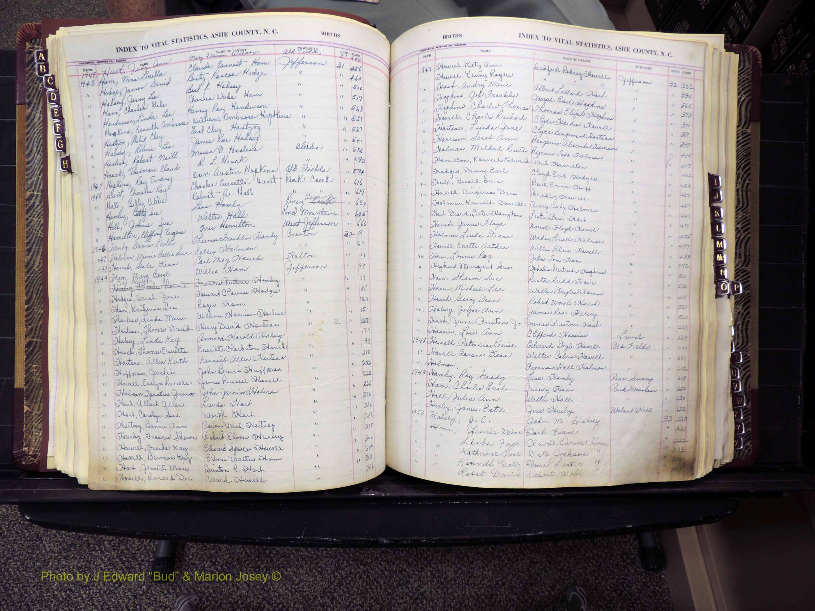 Ashe Co, NC, Births, 1947-1997 (184).JPG