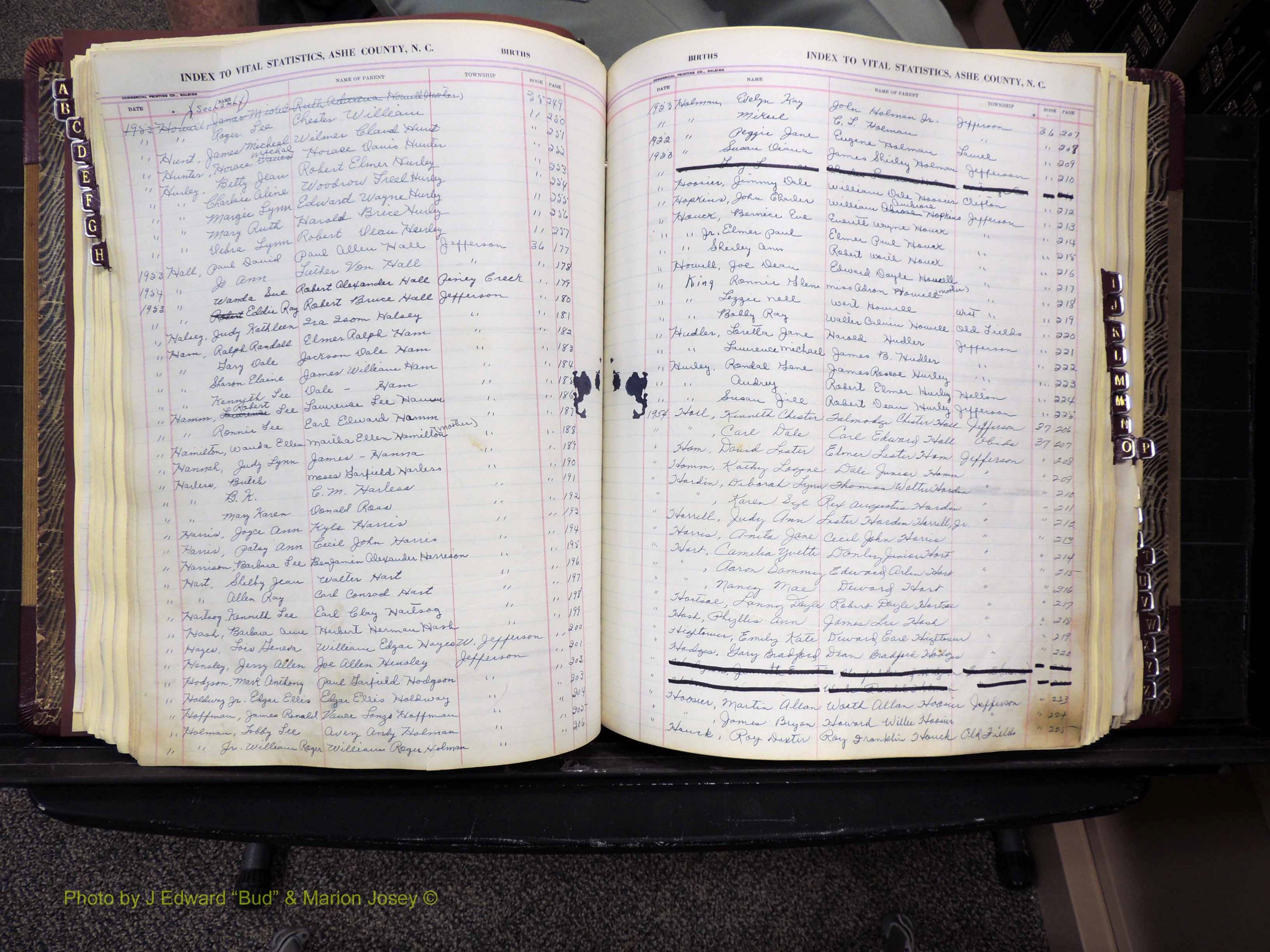 Ashe Co, NC, Births, 1947-1997 (187).JPG