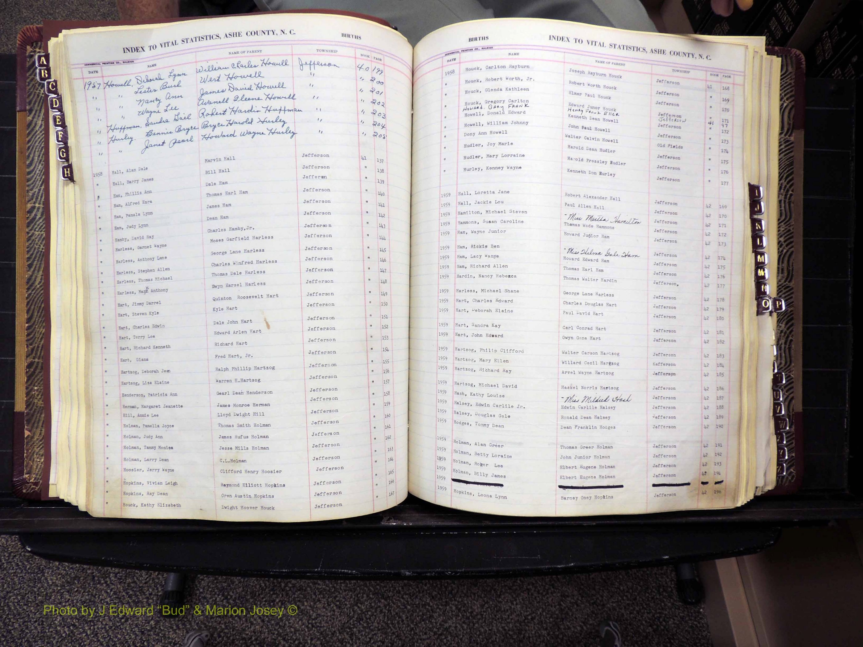 Ashe Co, NC, Births, 1947-1997 (190).JPG