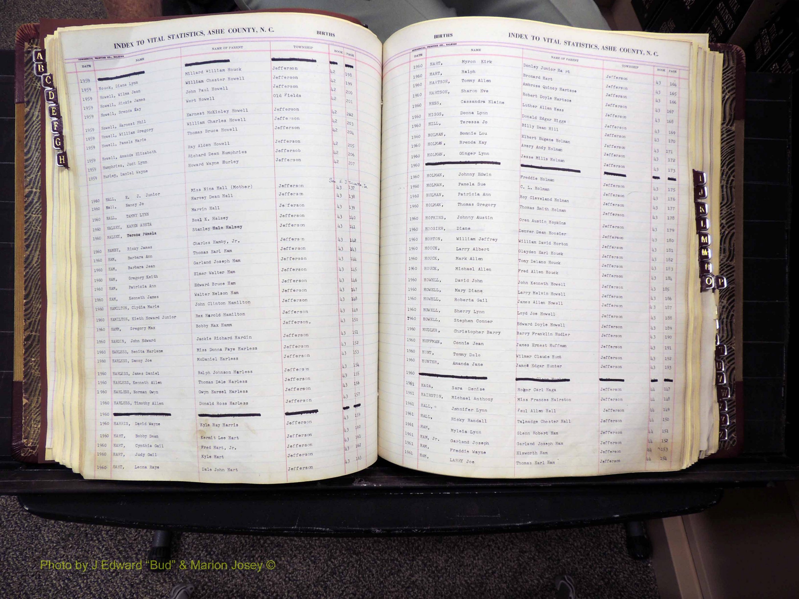 Ashe Co, NC, Births, 1947-1997 (191).JPG
