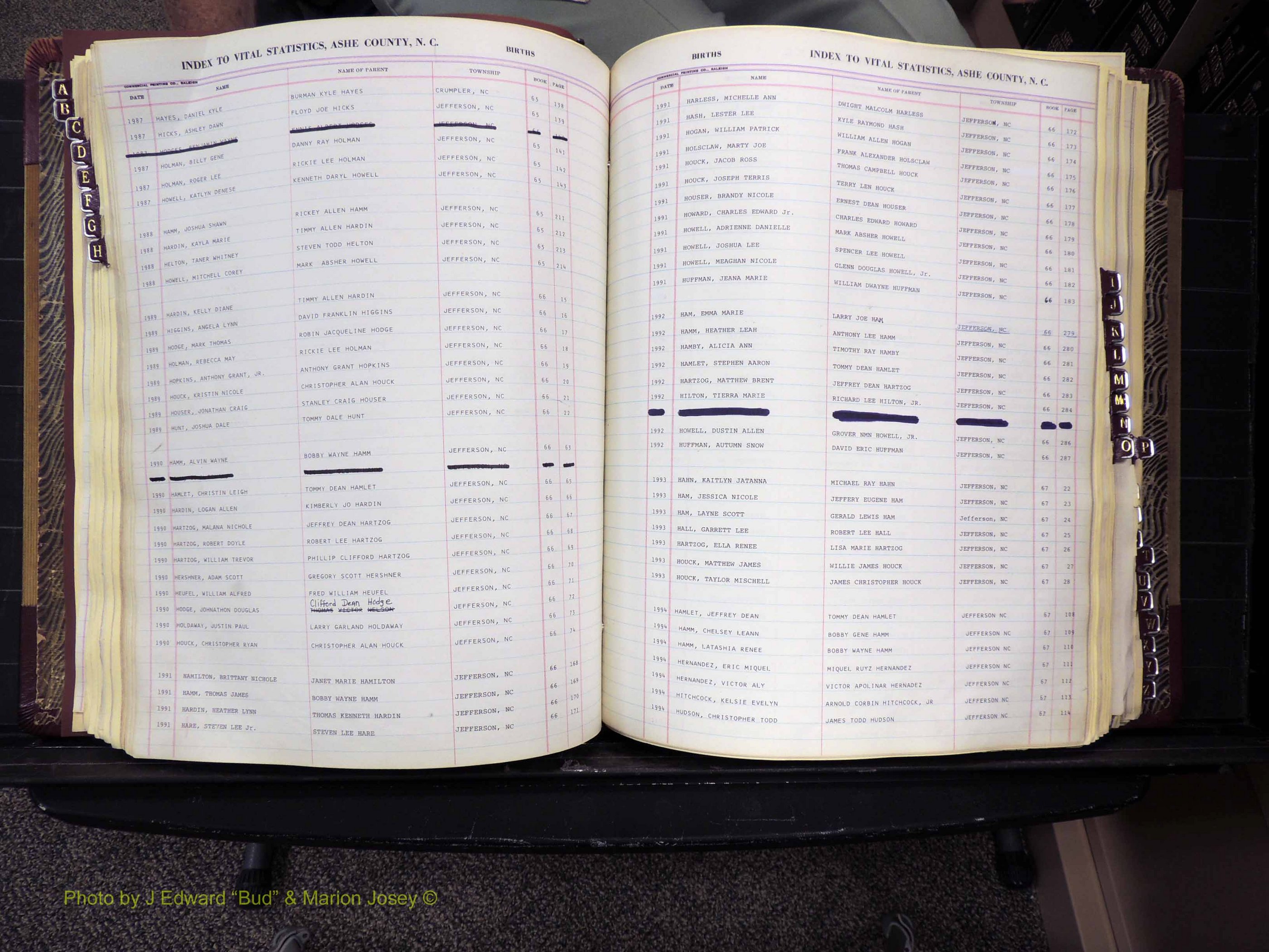 Ashe Co, NC, Births, 1947-1997 (200).JPG