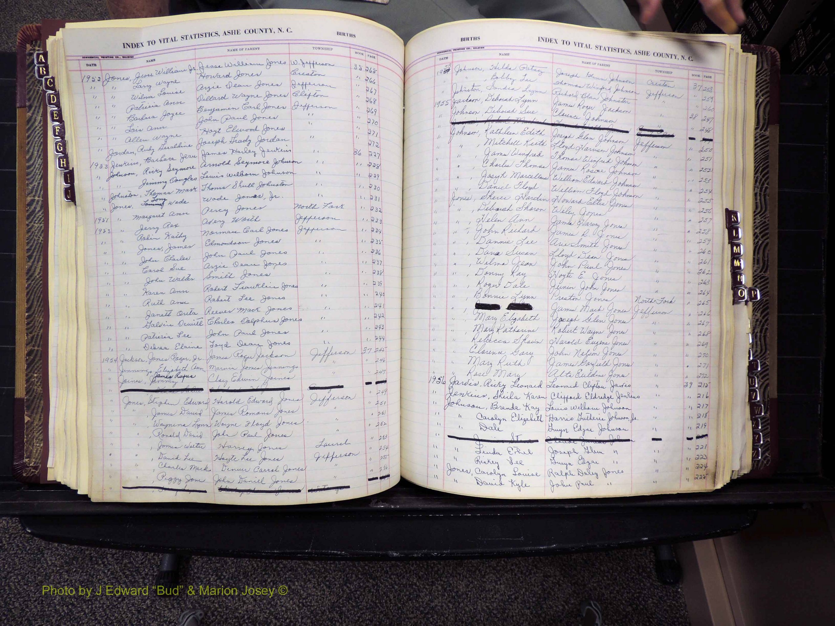 Ashe Co, NC, Births, 1947-1997 (205).JPG