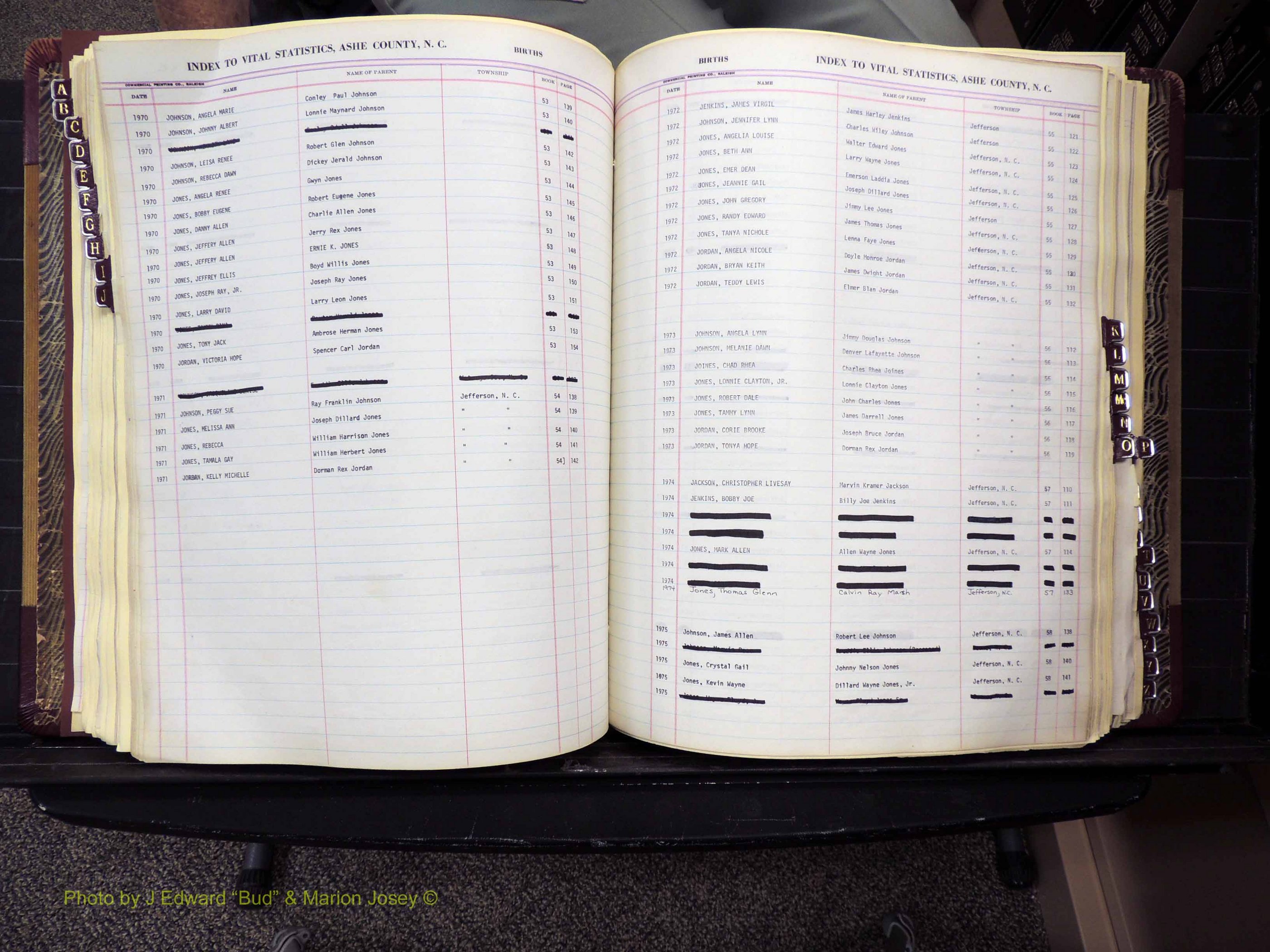 Ashe Co, NC, Births, 1947-1997 (209).JPG