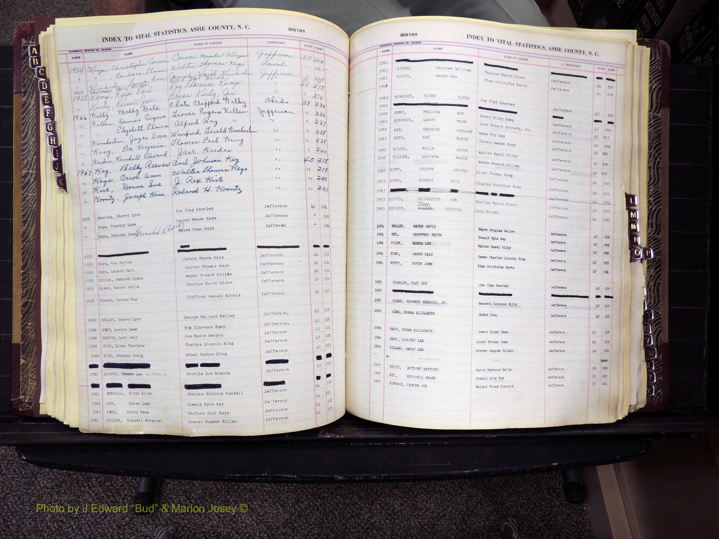 Ashe Co, NC, Births, 1947-1997 (213).JPG