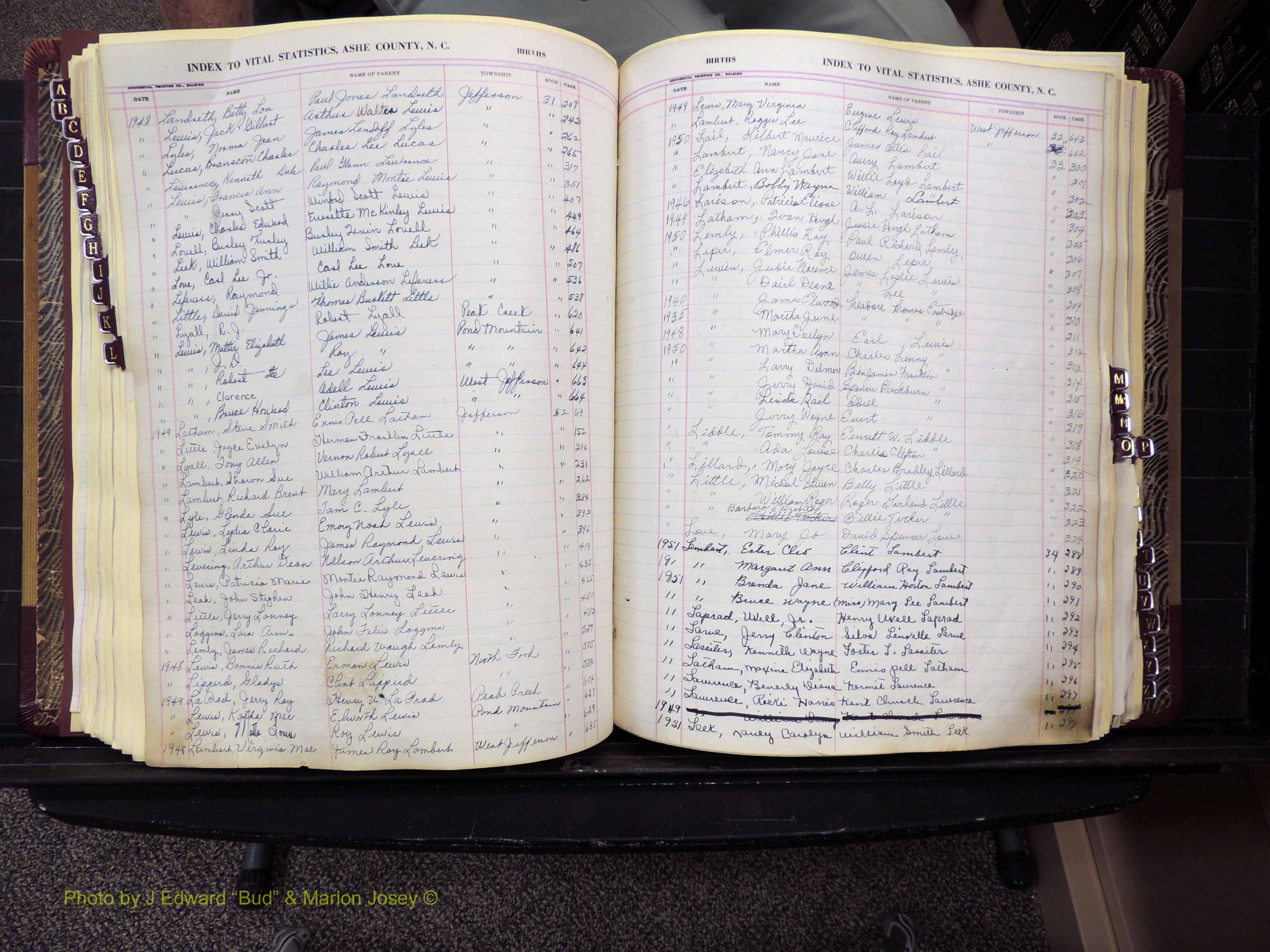 Ashe Co, NC, Births, 1947-1997 (217).JPG